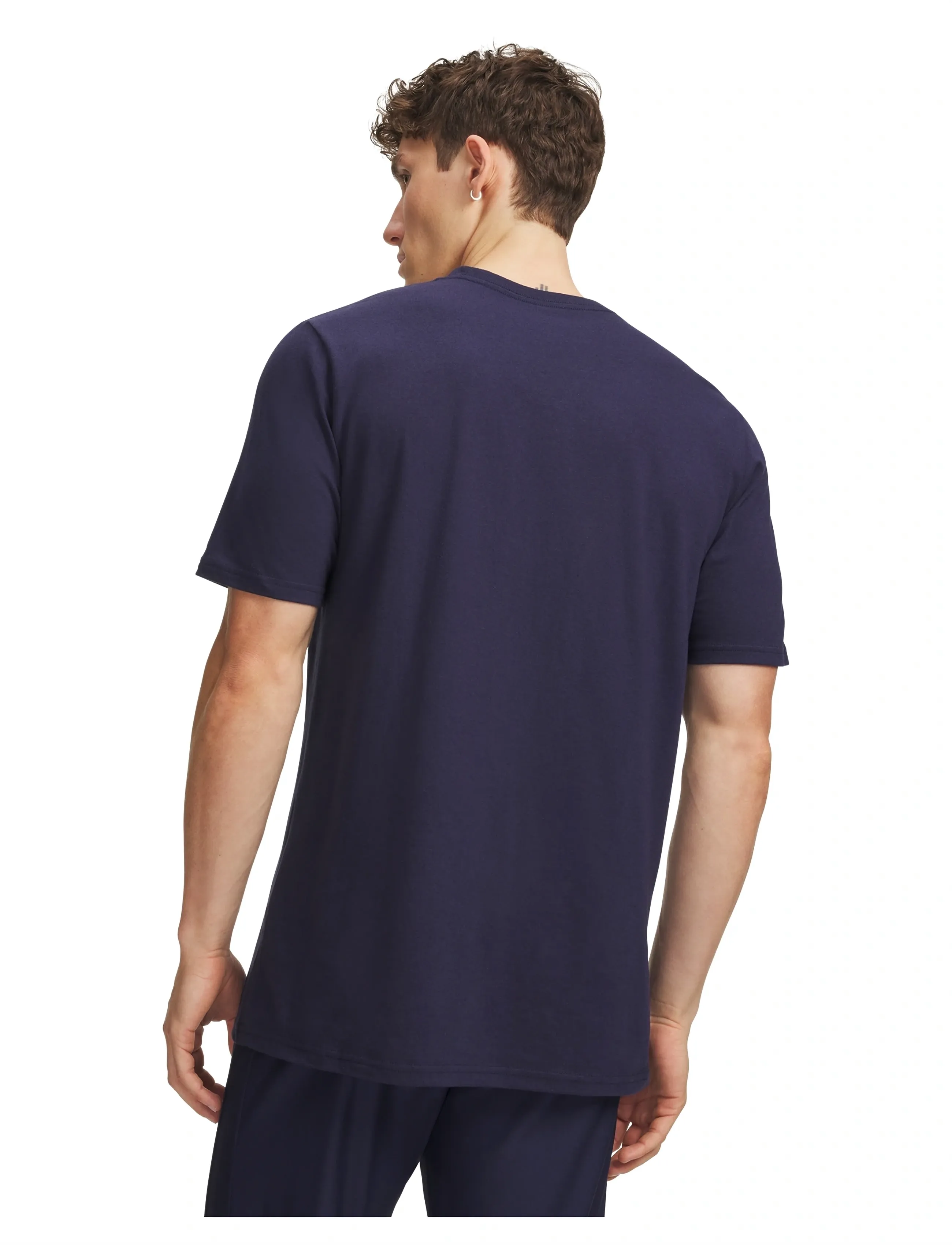Under Armour - M's Challenger Graphic Tee - langarmshirts - midnight navy - 3