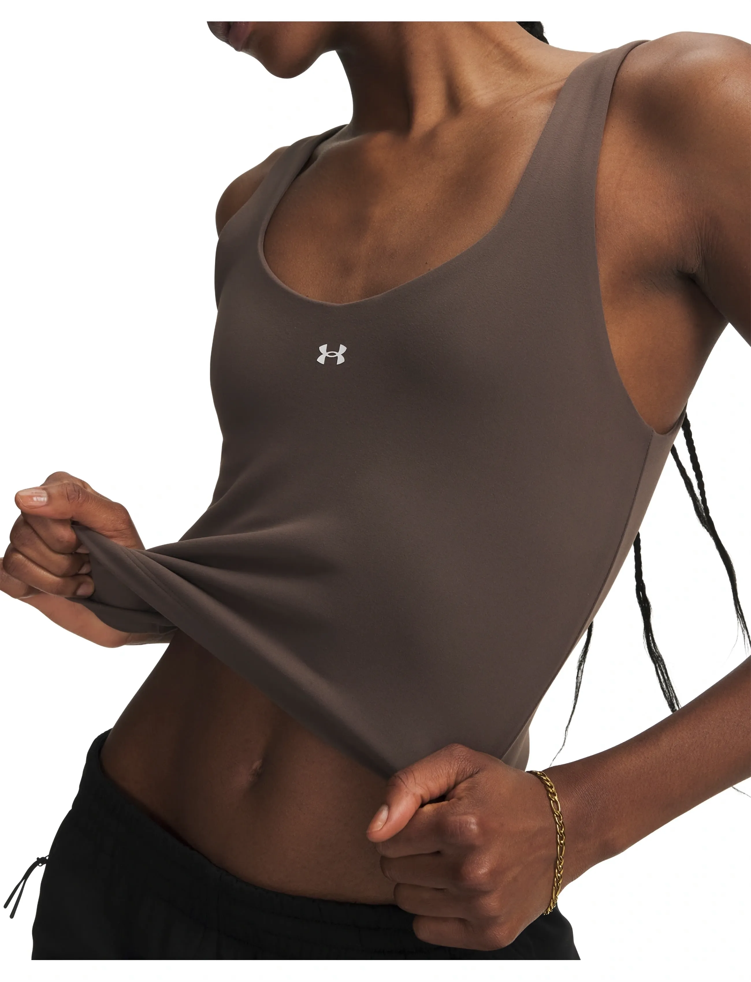 Under Armour - Motion Tank - crop-tops - peppercorn - 4