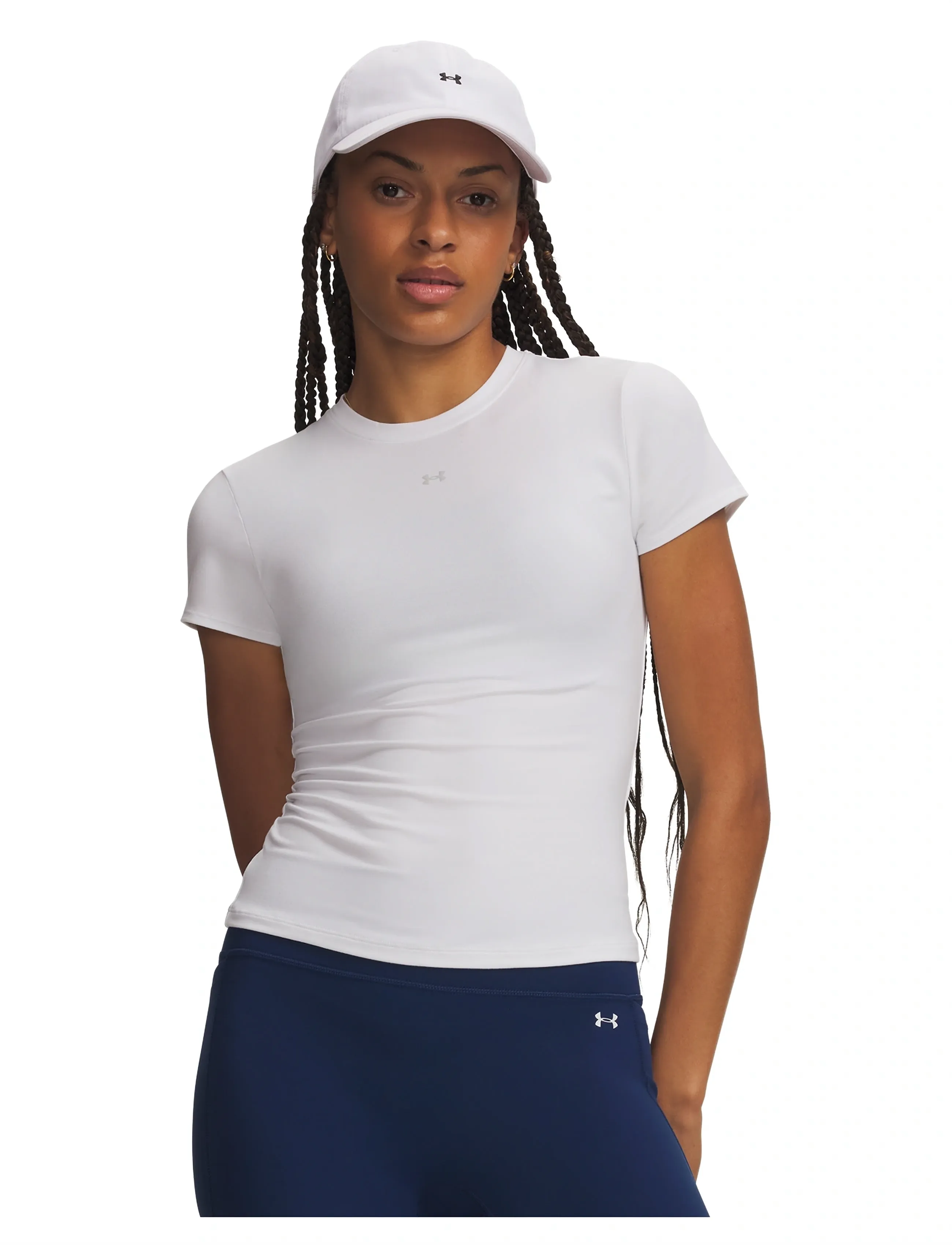 Under Armour Motion Fitted Ss, XL, Grey, Sports Overdele & T-shirts > Sport T-shirts, Dame