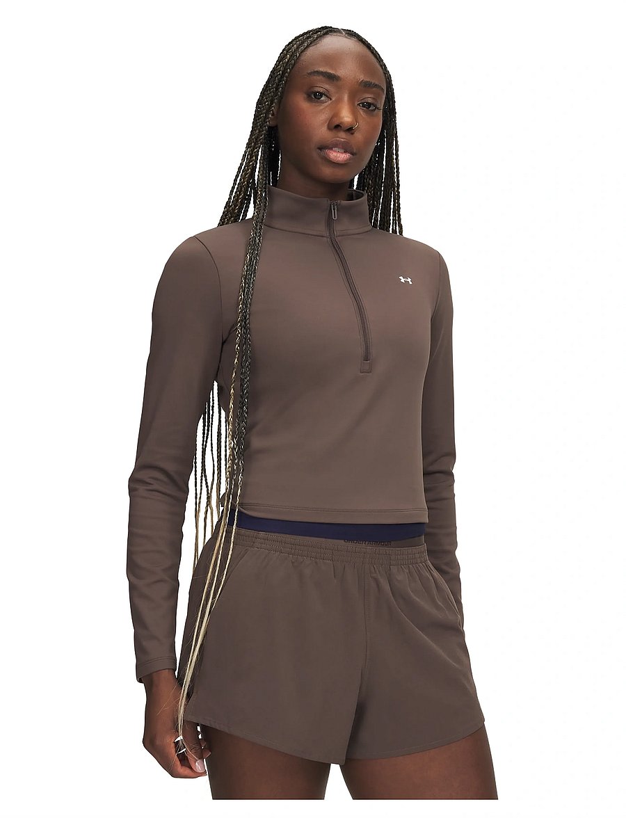 Under Armour - Motion 1/2 Zip - sweatshirts - peppercorn - 0