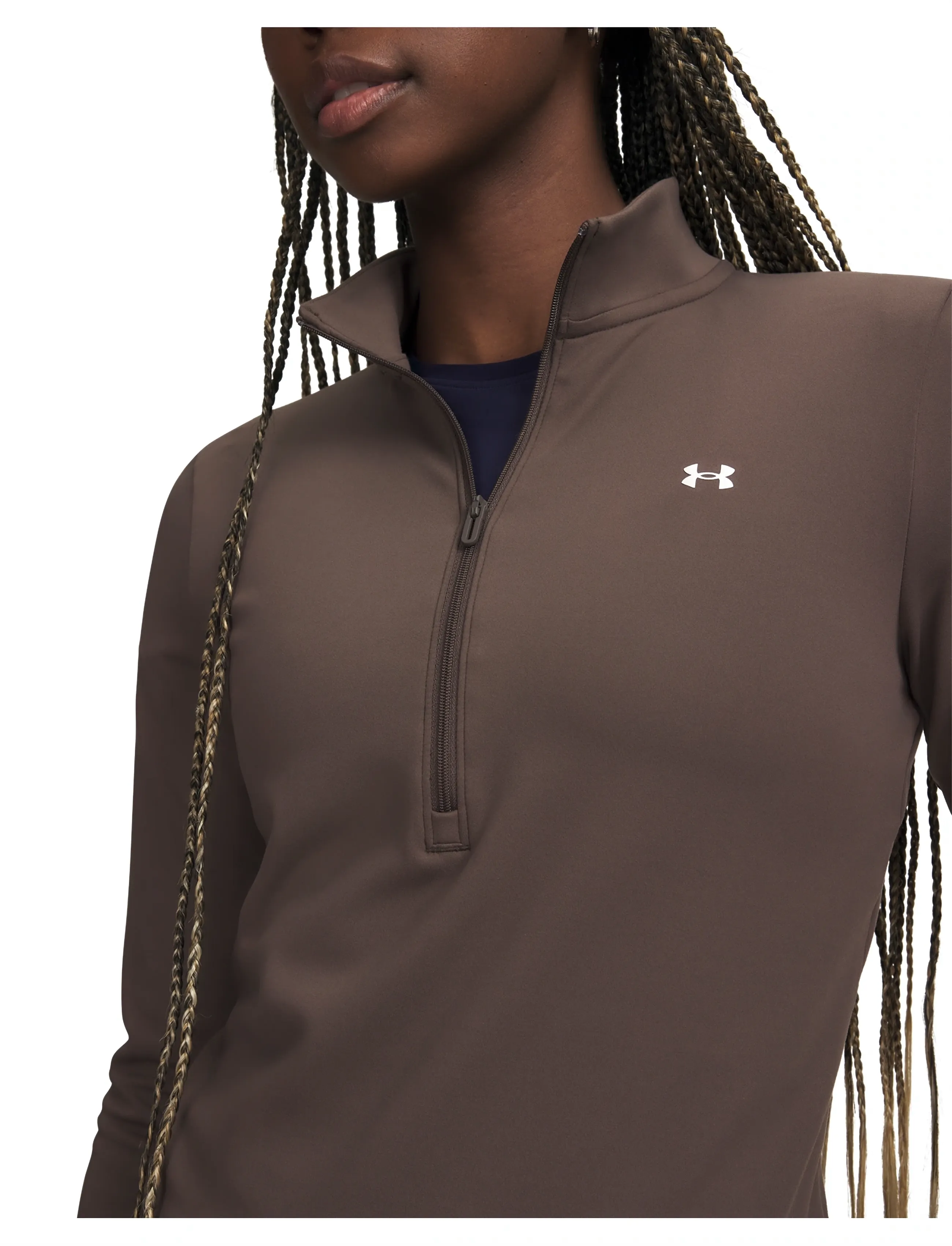 Under Armour - Motion 1/2 Zip - sweatshirts - peppercorn - 4