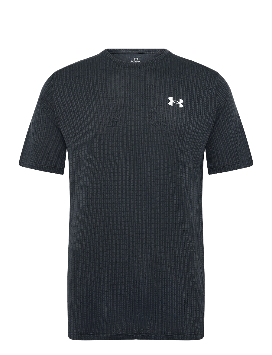 Under Armour - Tech Vent Jacquard NEW - t-shirts - ultimate black - 1