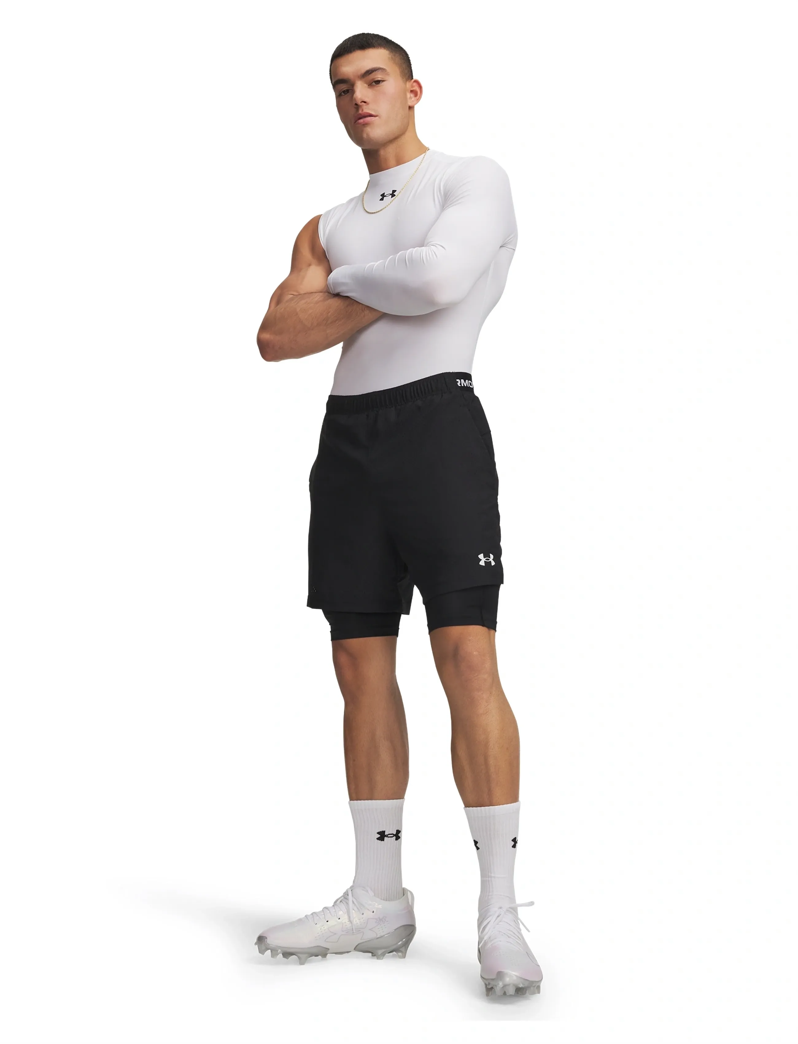 Under Armour - UA Vanish Wven Short 2.0 2n1 - training shorts - black - 4