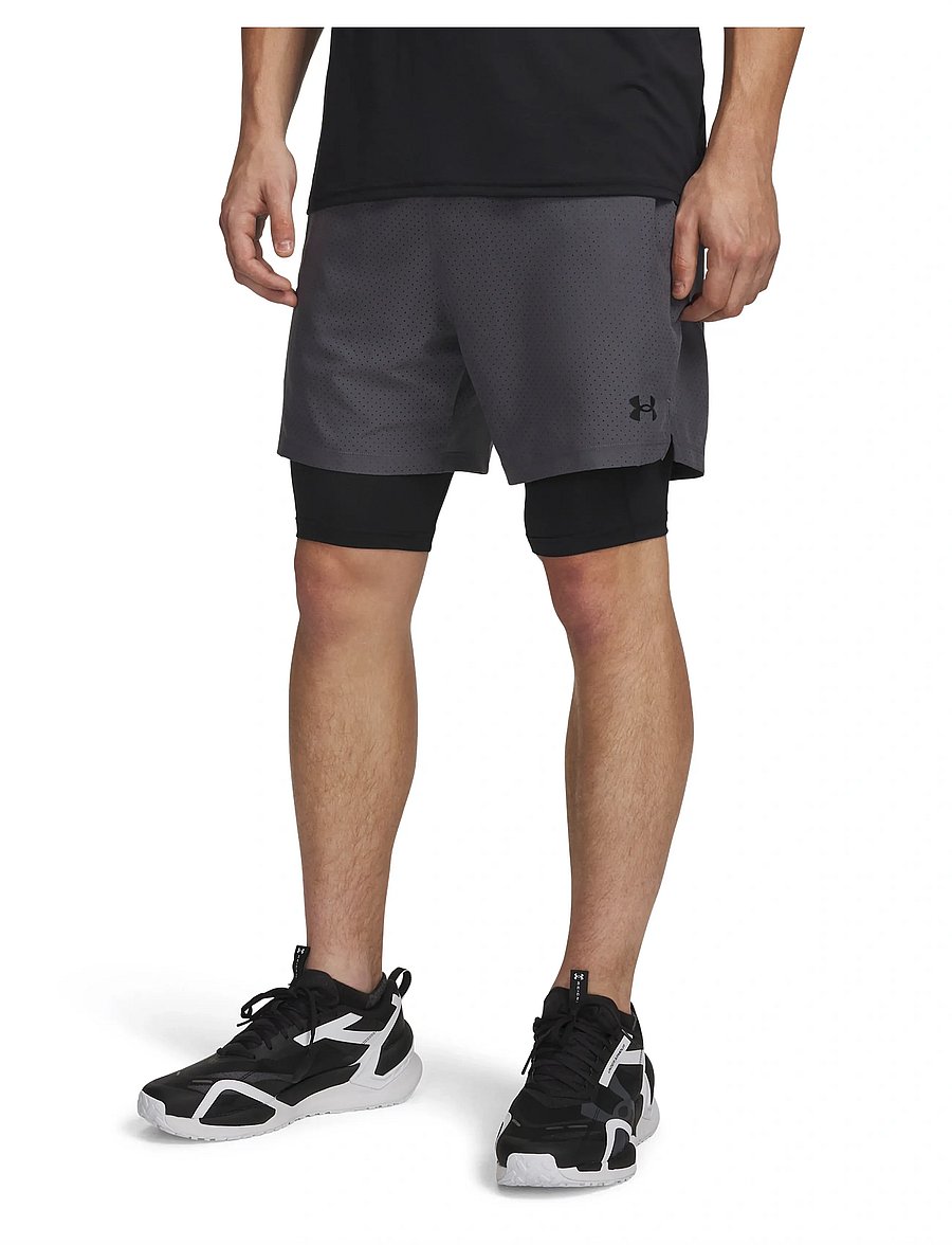 Under Armour - UA Vanish Wven Short 2.0 2n1 - träningsshorts - castlerock - 0