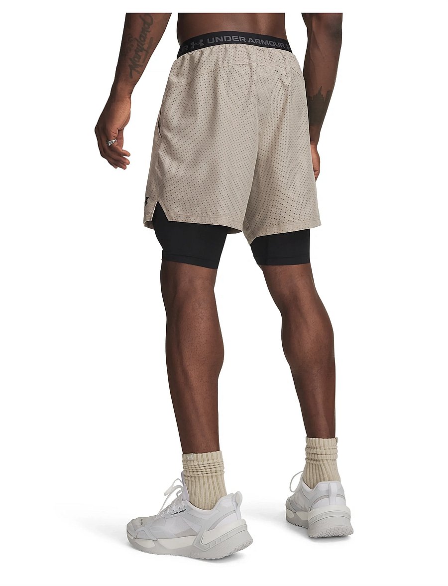 Under Armour - UA Vanish Wven Short 2.0 2n1 - trainingsshorts - timberwolf taupe - 3