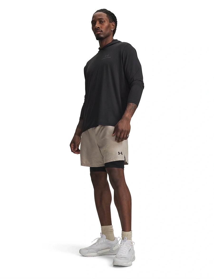 Under Armour - UA Vanish Wven Short 2.0 2n1 - trainingsshorts - timberwolf taupe - 4