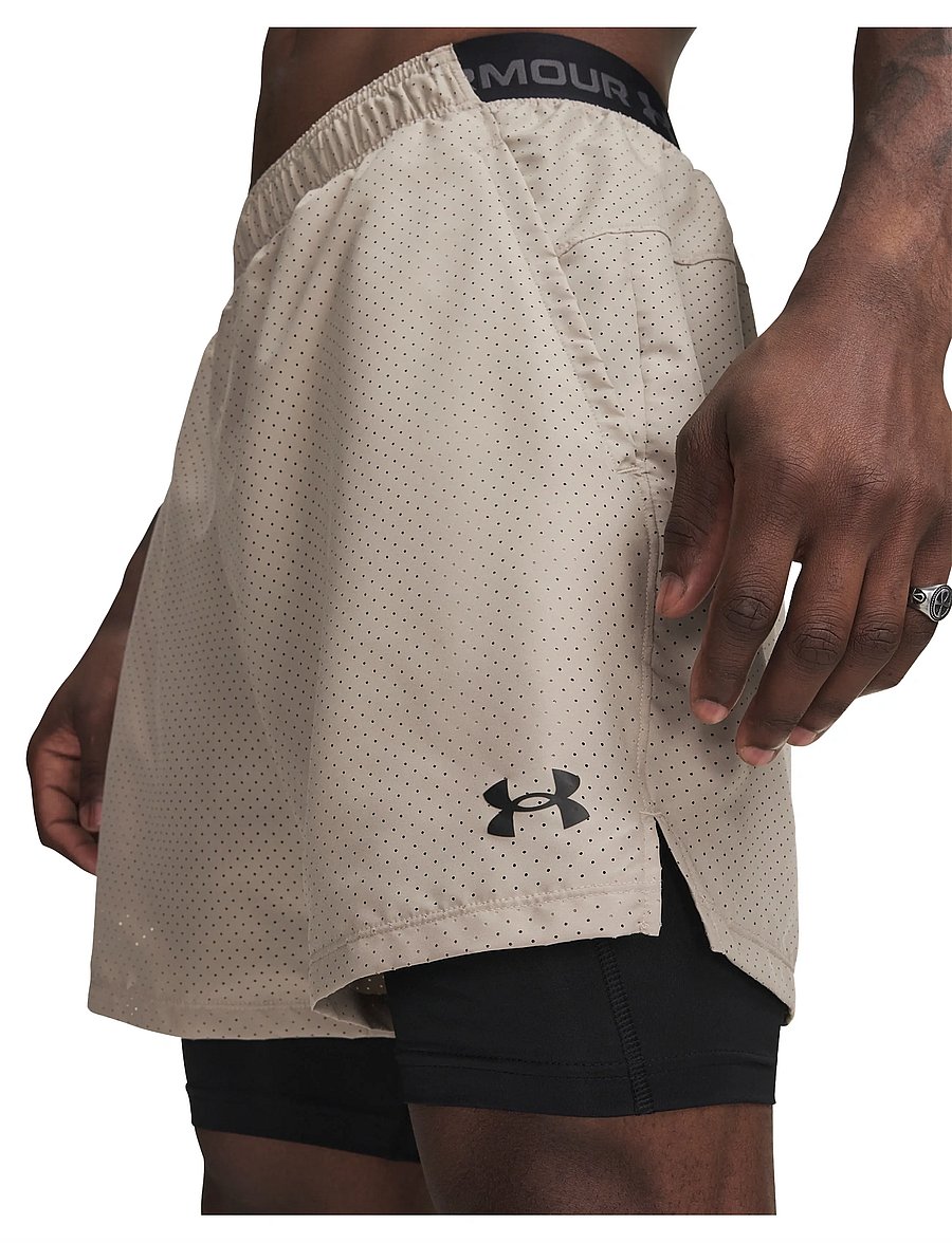 Under Armour - UA Vanish Wven Short 2.0 2n1 - trainingsshorts - timberwolf taupe - 5