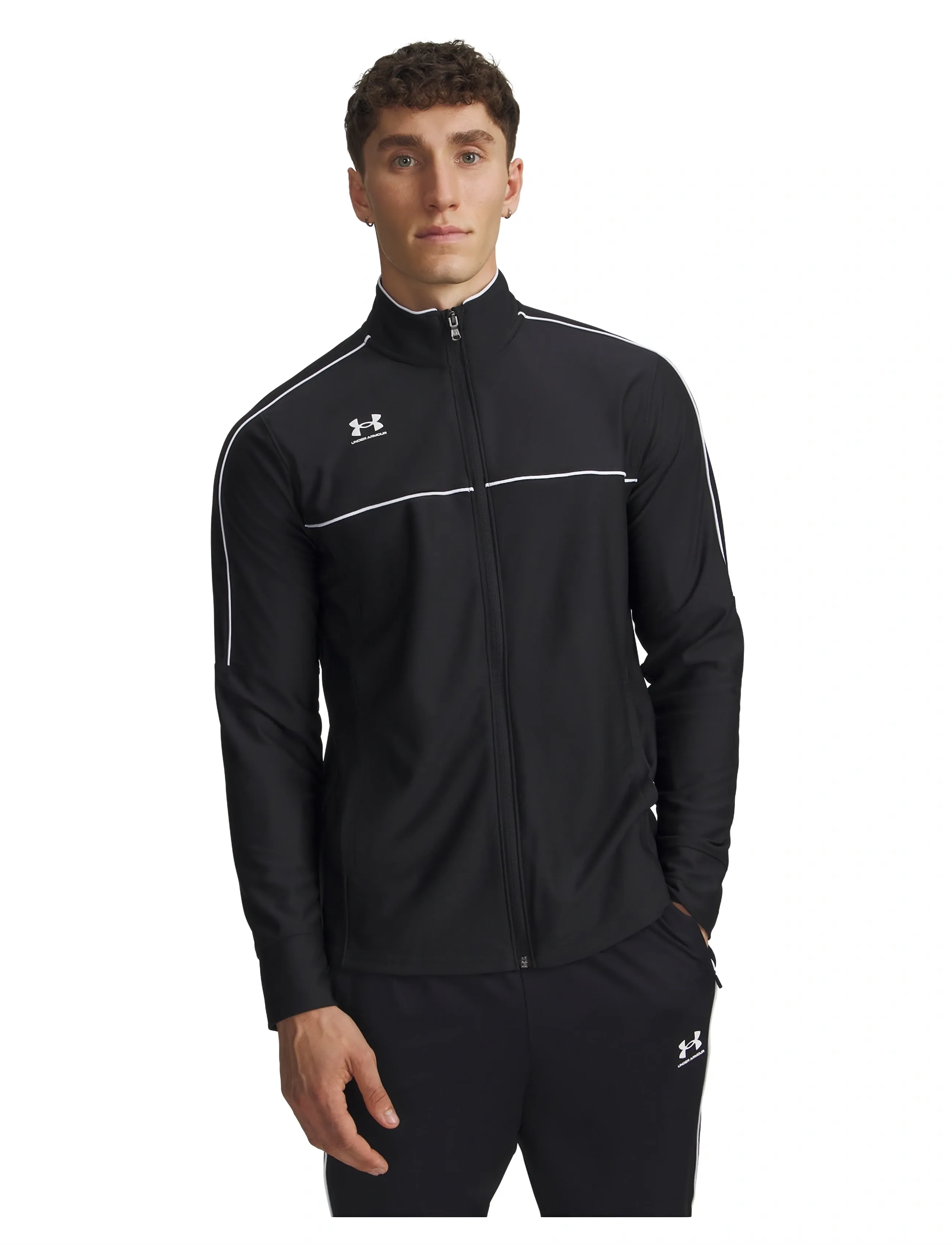 Under Armour M Challenger Track Jacket, XL, Black, Sport Jackets > Sport Training Jackets, Herre