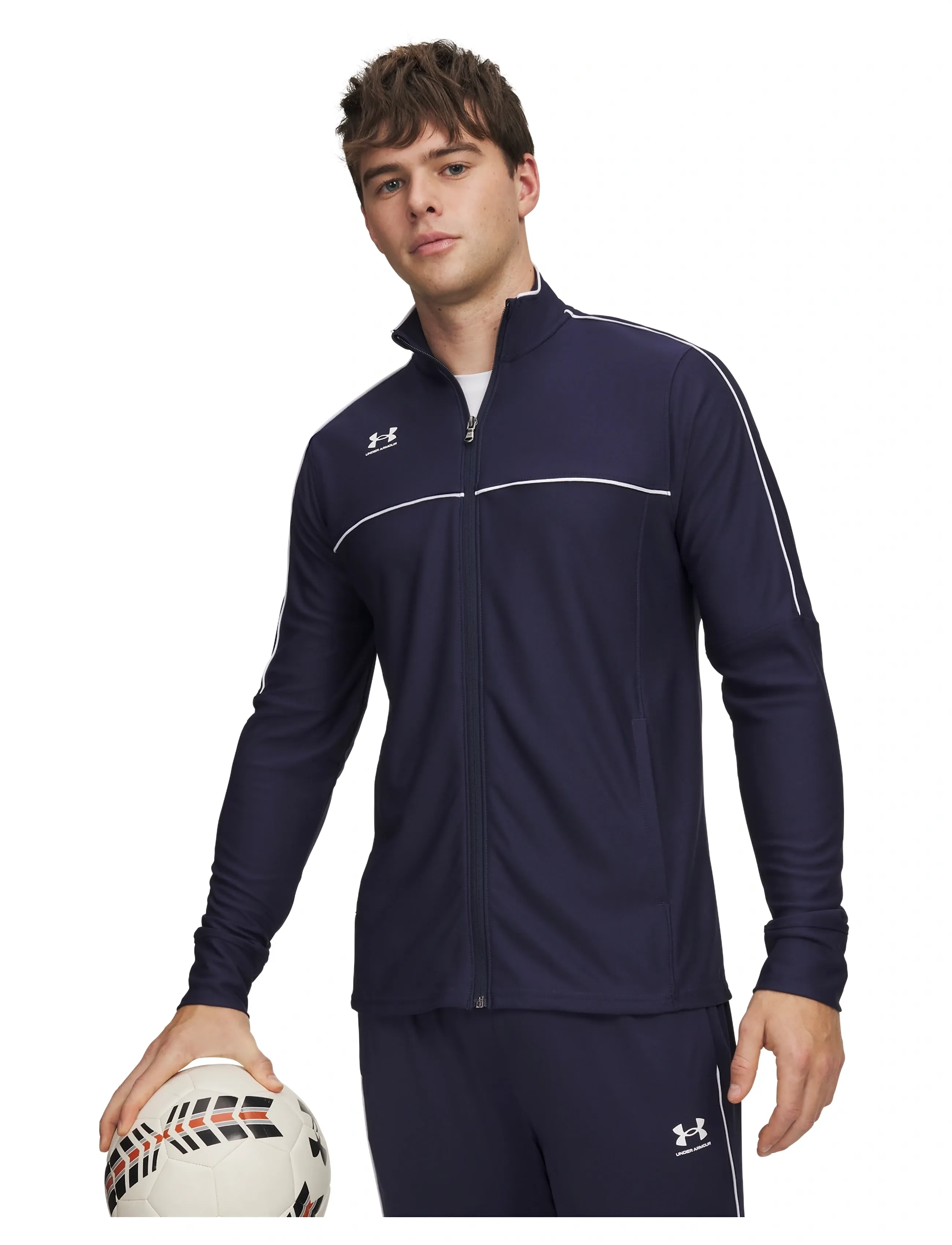Under Armour M Challenger Track Jacket, M, Navy, Sport Jackets > Sport Training Jackets, Herre