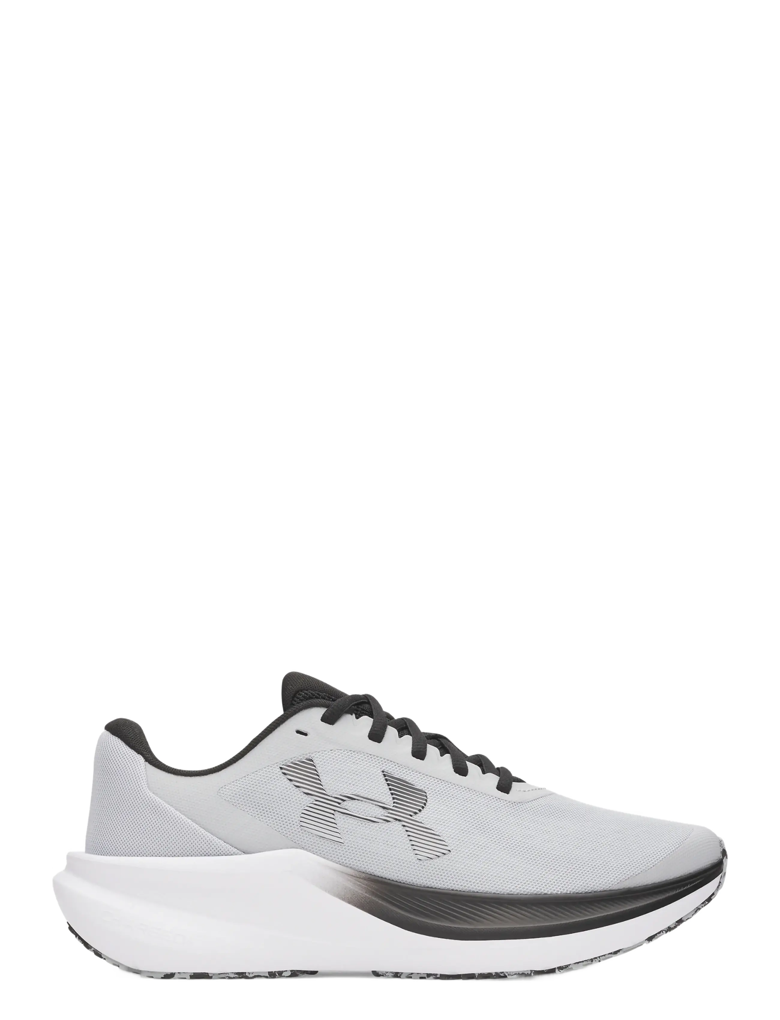 Under Armour UA Chase - Laufschuhe - BLACK MEDIUM HEATHER / grey