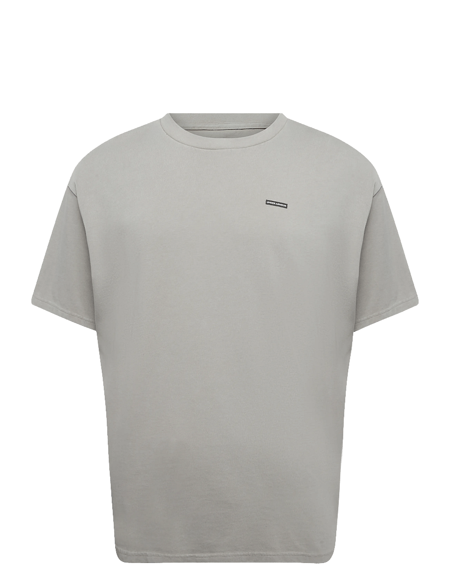 Under Armour - UA M HWT OS WASH SS - t-shirts - timberwolf taupe - 1