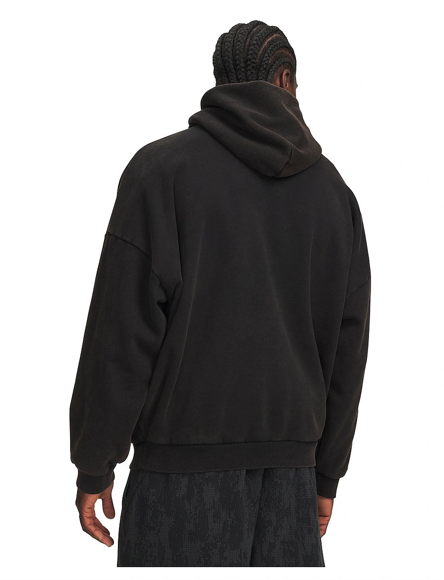Under Armour - UA Icon HW Flc Washed Hoodie - overdele - ultimate black - 3