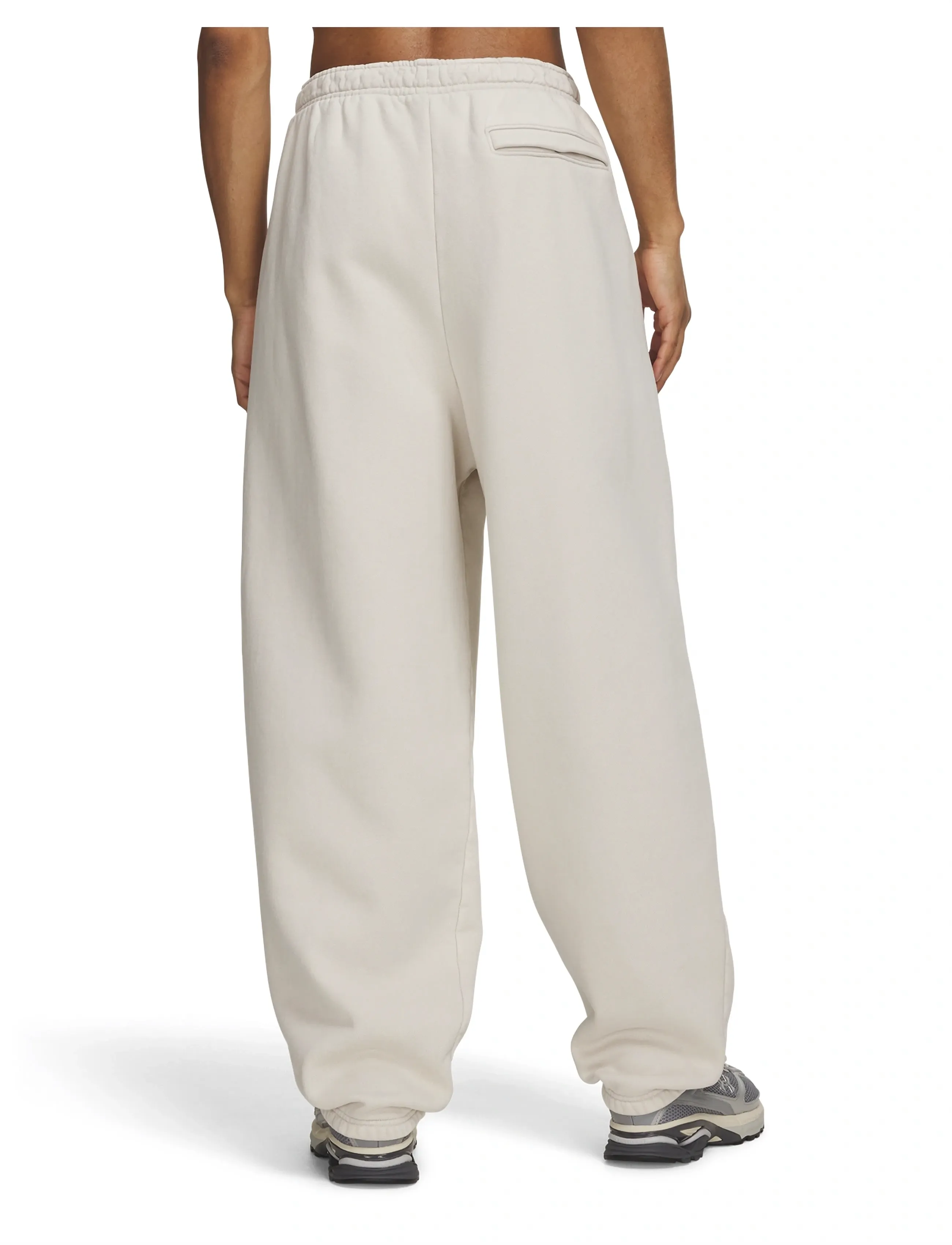 Under Armour - UA Icon HW Flc Washed Pants - bukser - summit white - 3