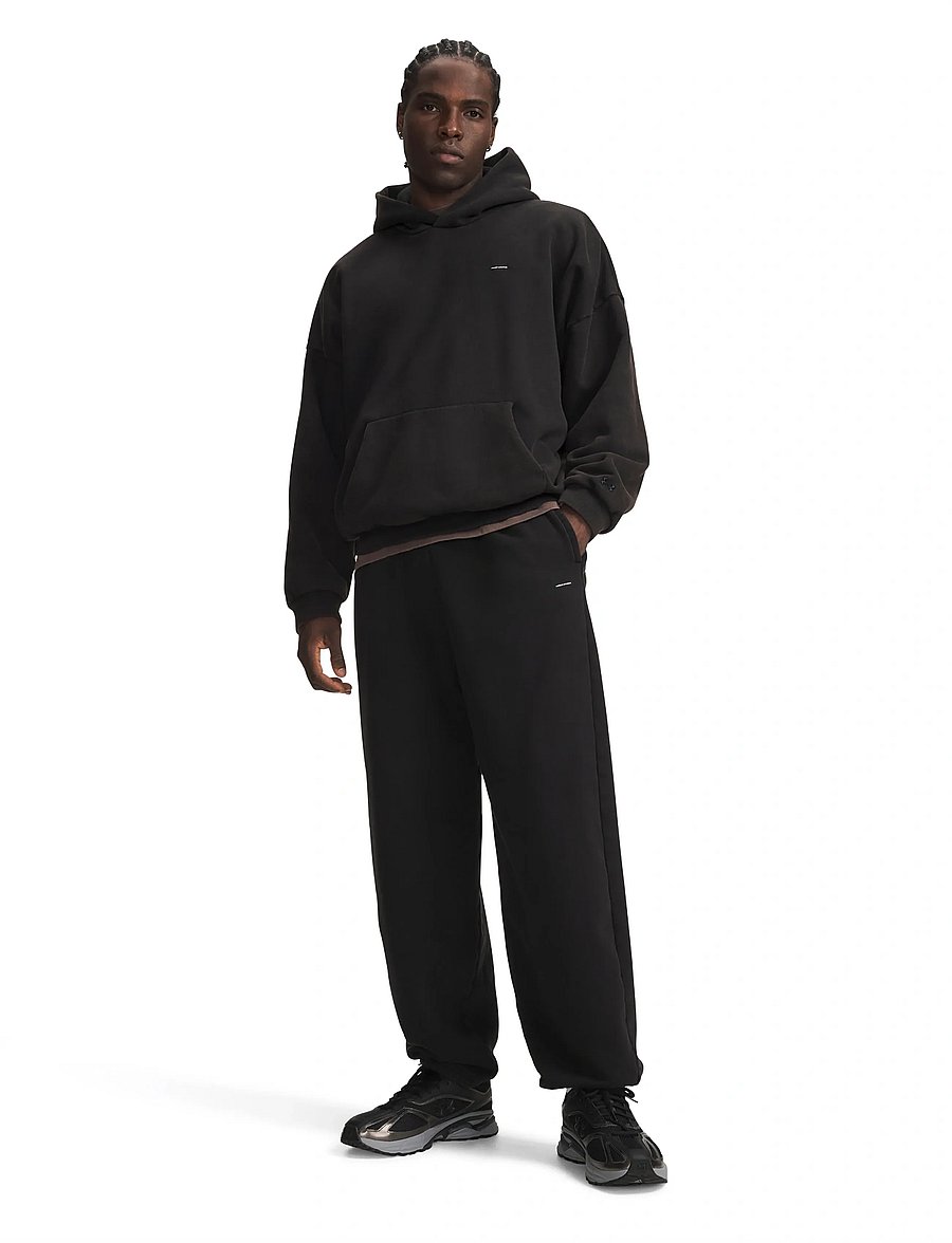 Under Armour - UA Icon HW Flc Washed Pants - ultimate black - 4