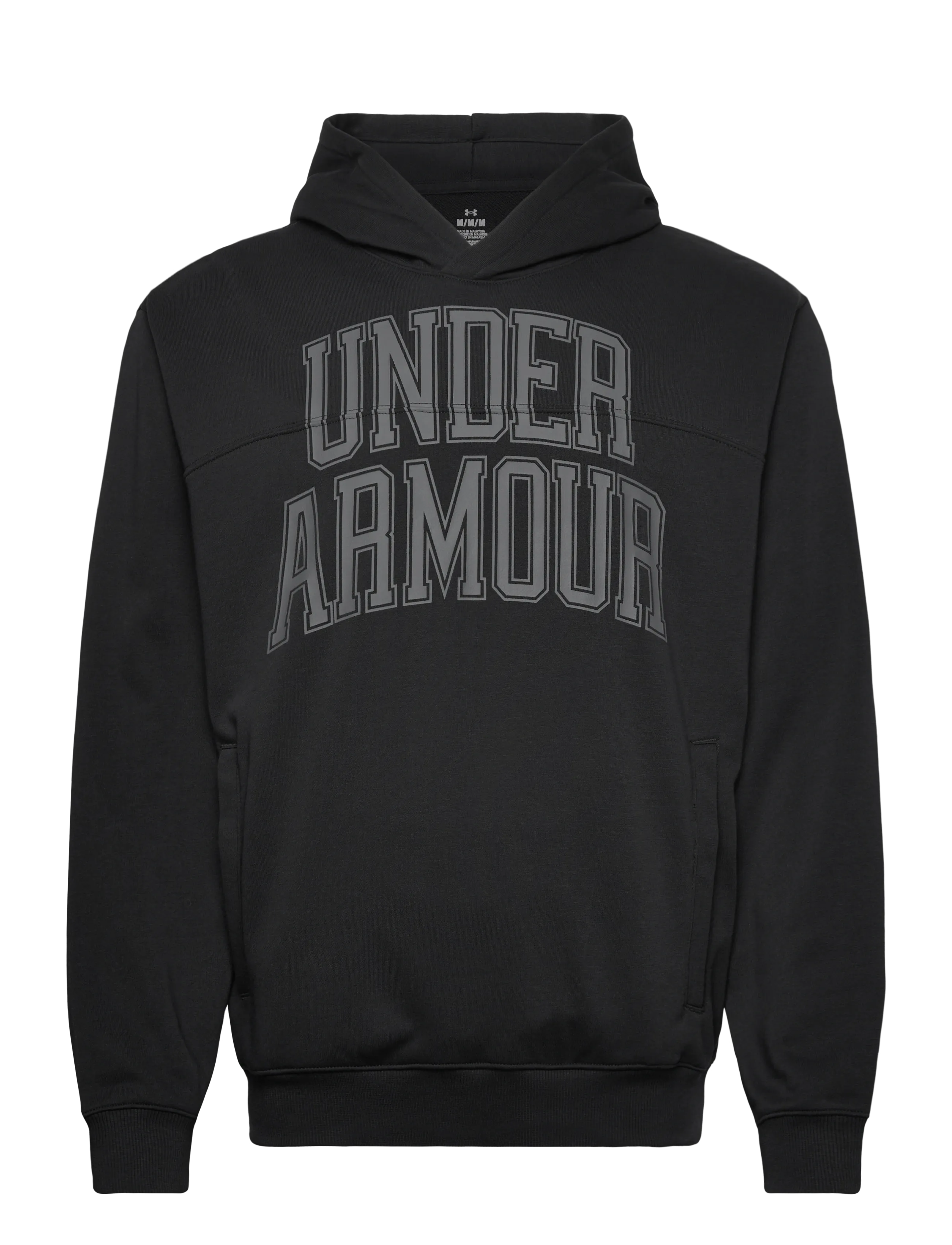 Under Armour UA Rival LW Graphic Hoodie - Riided - BLACK / black
