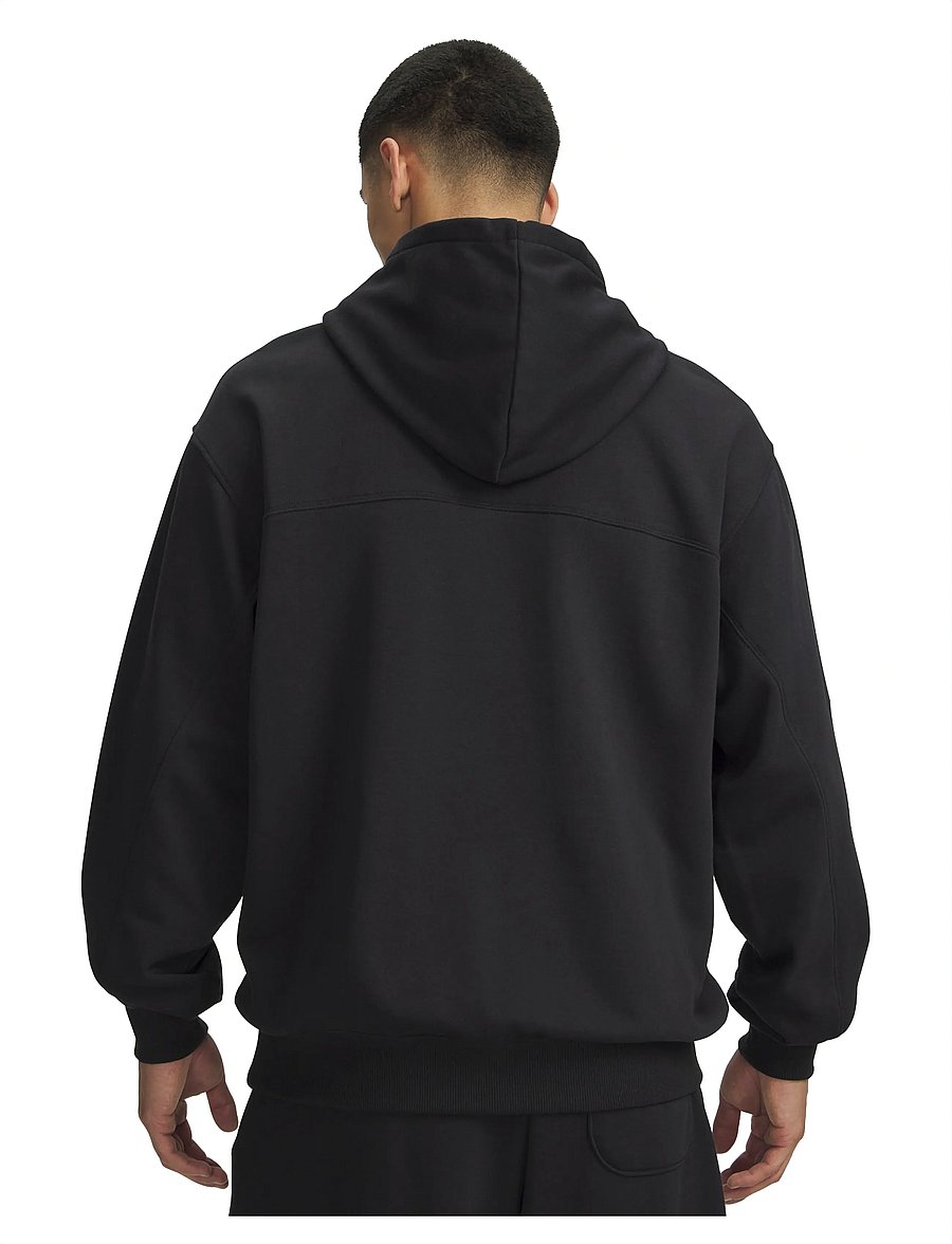 Under Armour - UA Rival LW Graphic Hoodie - tops - black - 3