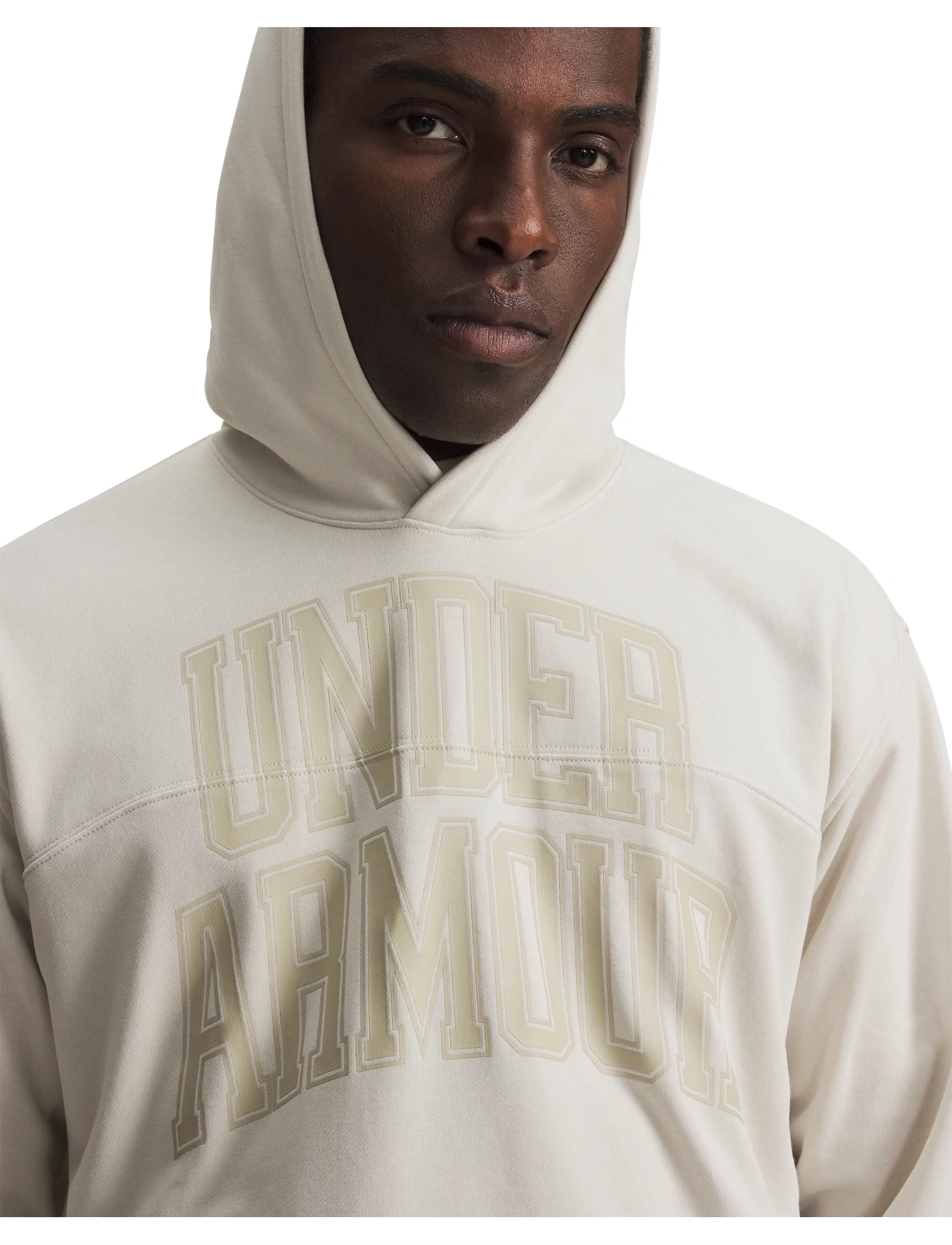 Under Armour - UA Rival LW Graphic Hoodie - tops - summit white - 4
