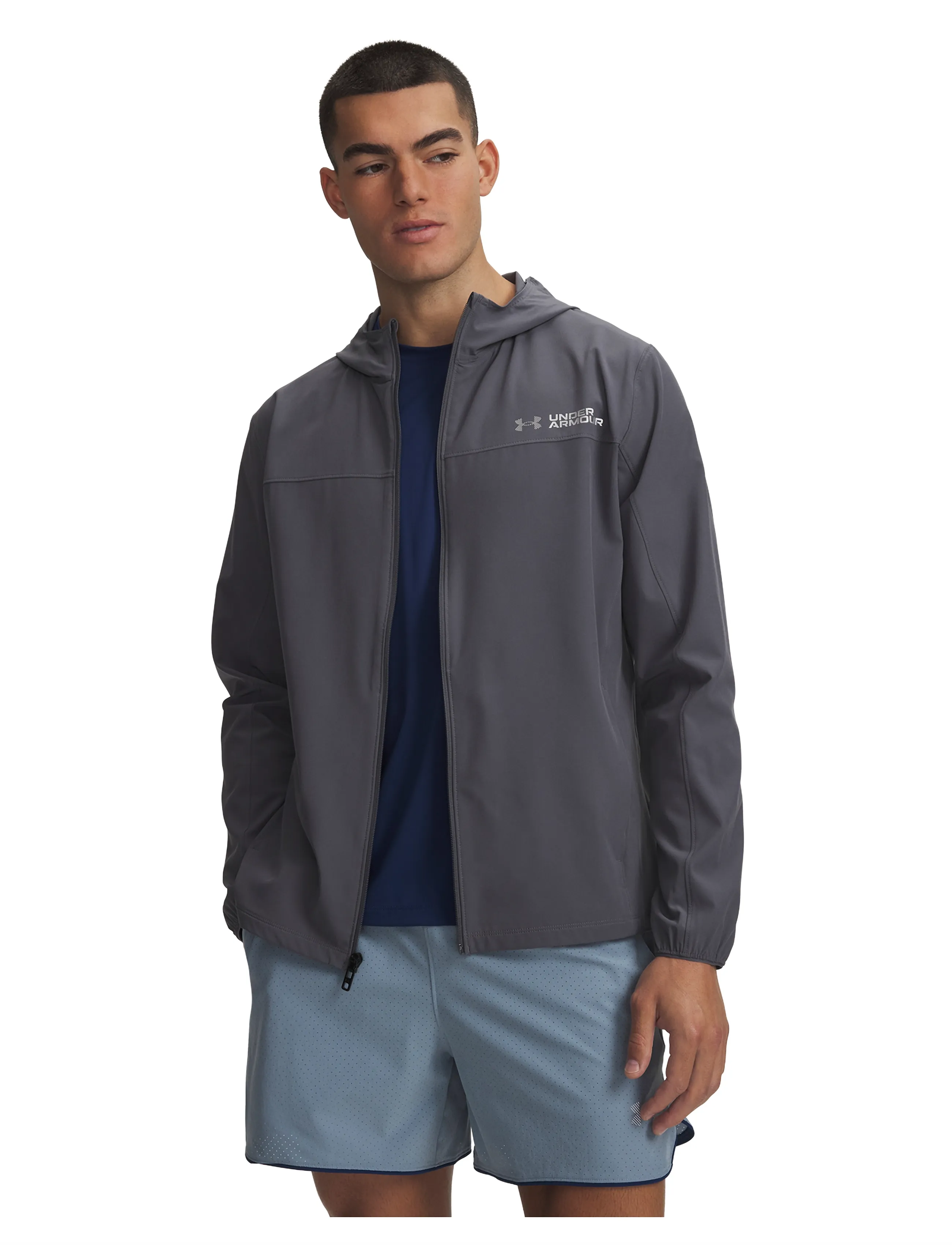 Under Armour Ua Velociti Storm Jacket, M, Sport Jackets, Grau - Training Männer