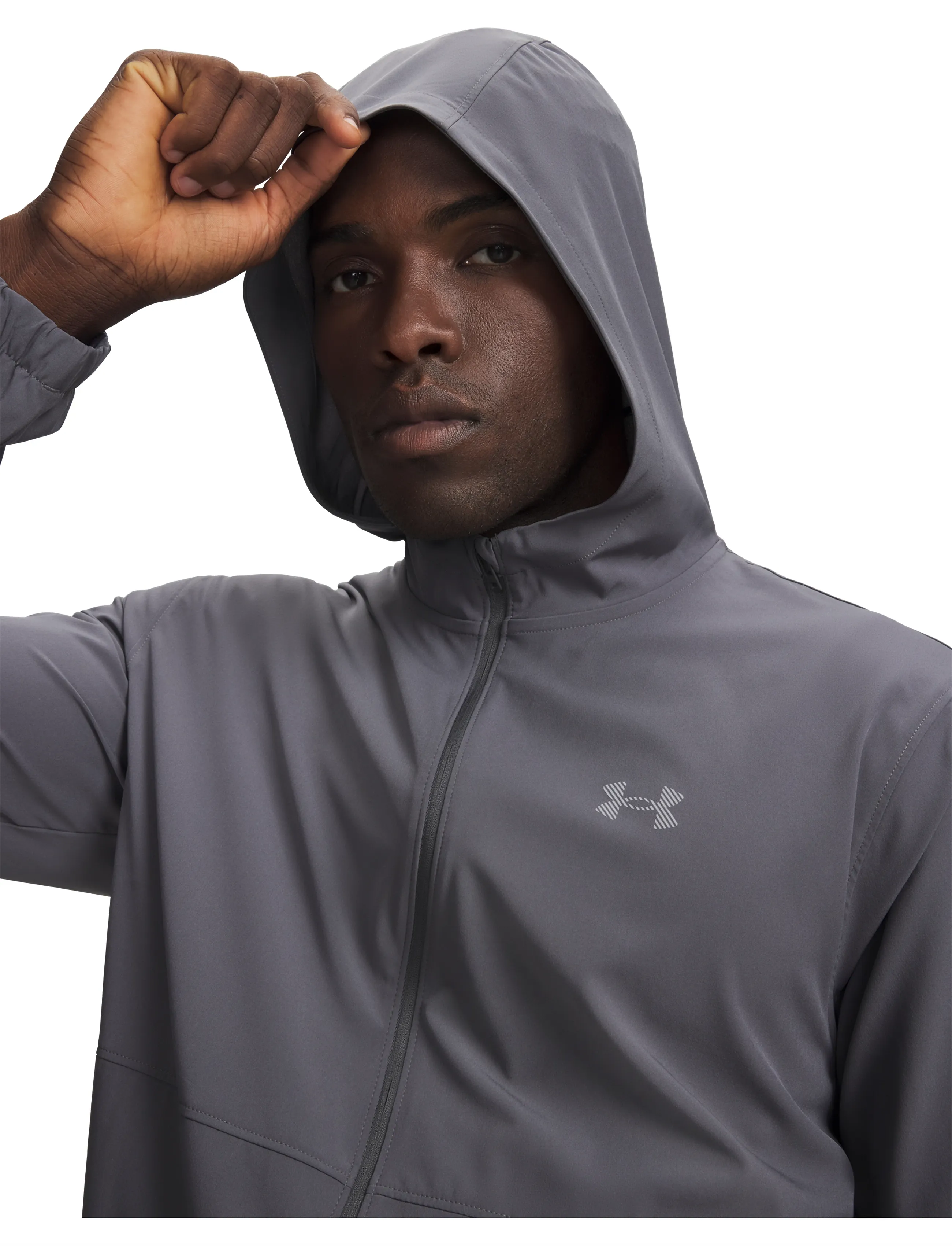 Under Armour - UA Velociti Hooded Jacket - spordijakid - castlerock - 4