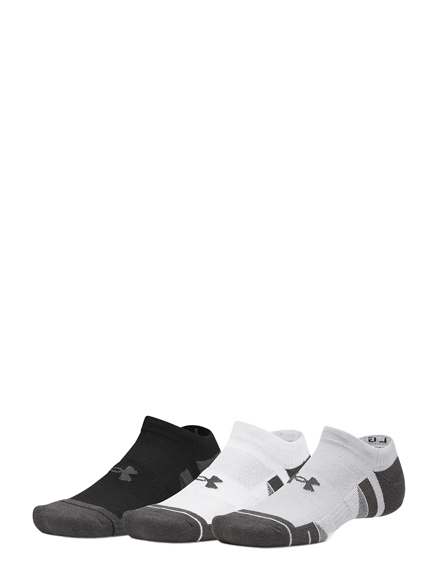 Under Armour - New UA Perf Tech 3pk NS - strümpfe - black medium heather - 2