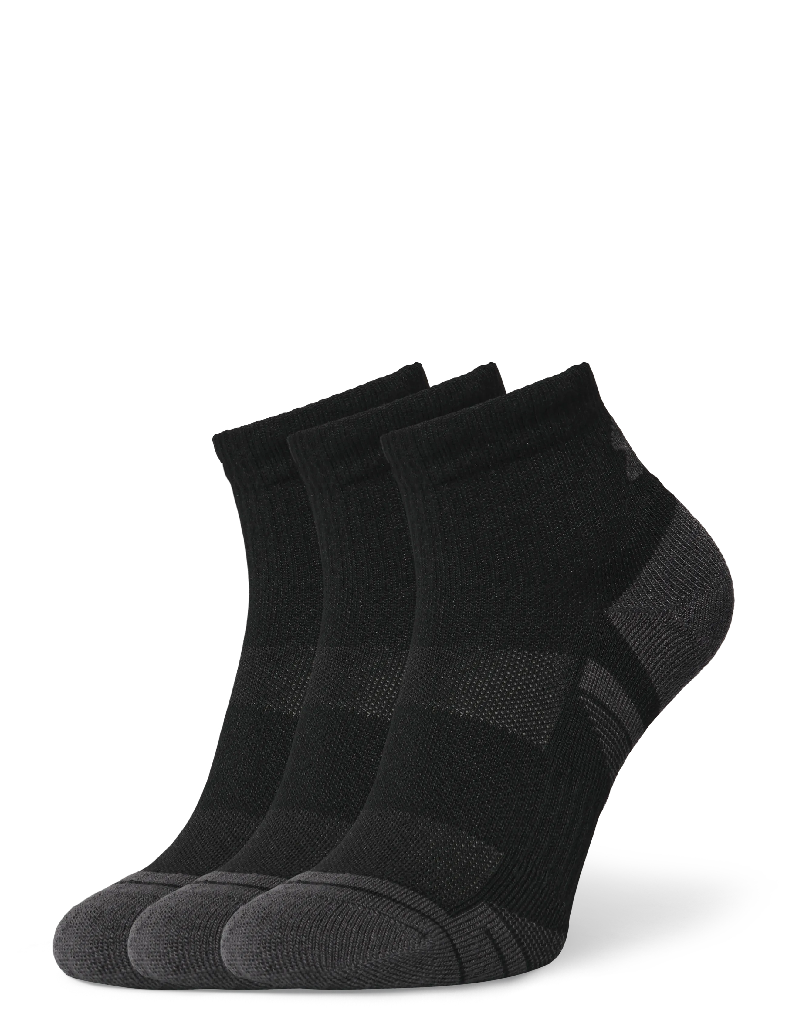 Under Armour New UA Perf Tech 3pk Qtr - Unterwäsche & Socken - BLACK / black