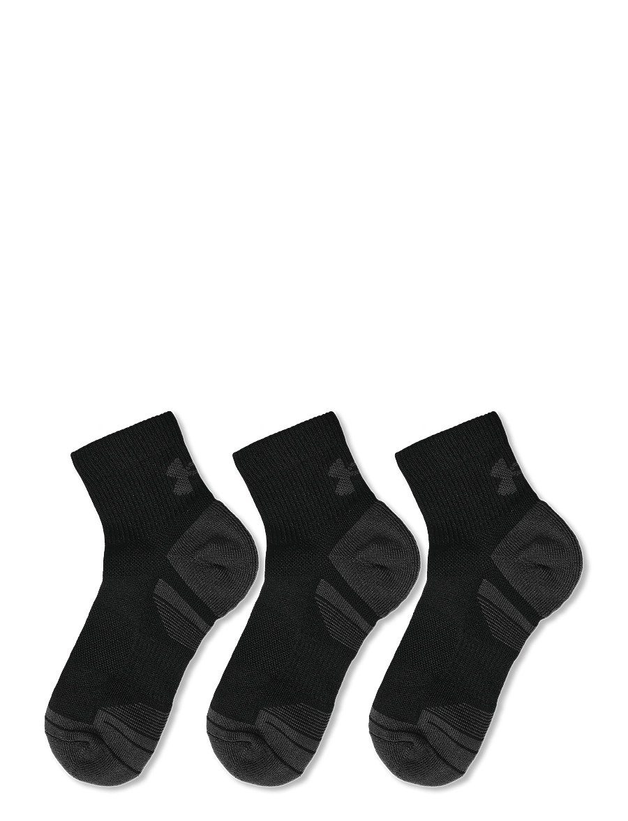 Under Armour - New UA Perf Tech 3pk Qtr - strümpfe - black - 1