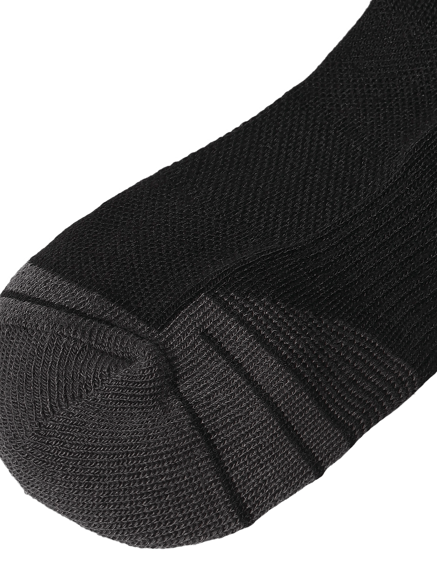 Under Armour - New UA Perf Tech 3pk Qtr - strümpfe - black - 2