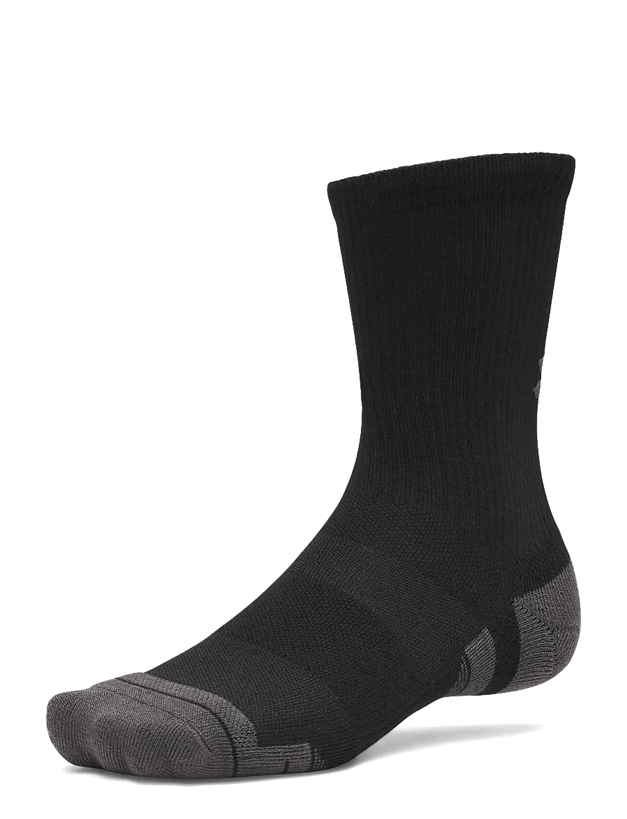 Under Armour - New UA Perf Tech 3pk Crew - strümpfe - black - 0