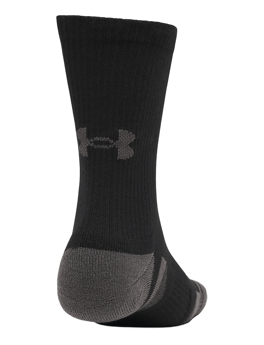 Under Armour - New UA Perf Tech 3pk Crew - strümpfe - black - 1
