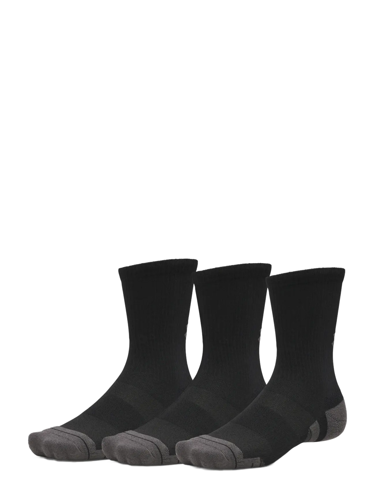 Under Armour - New UA Perf Tech 3pk Crew - strümpfe - black - 2