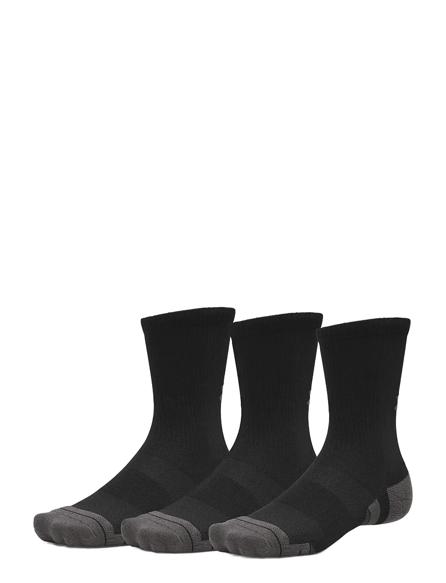 Under Armour - New UA Perf Tech 3pk Crew - strümpfe - black - 2