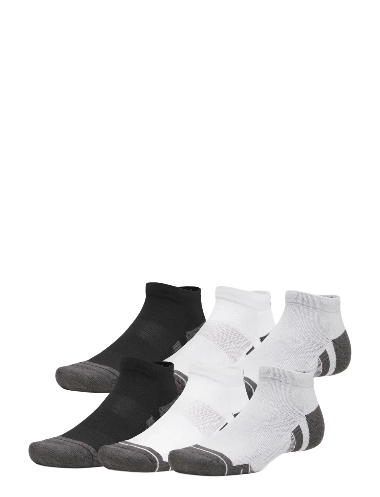 Under Armour - New Unisex Perf Tech 6pk Low - strümpfe - black medium heather - 1