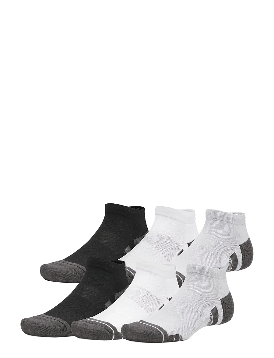 Under Armour - New Unisex Perf Tech 6pk Low - strümpfe - black medium heather - 1