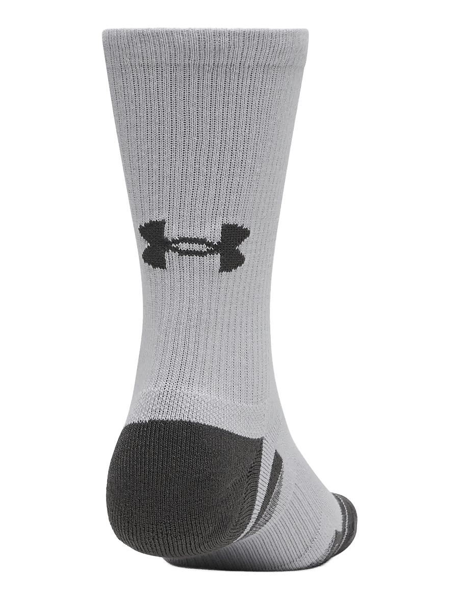 Under Armour - New Unisex Perf Tech 6pk Crw - strümpfe - black medium heather - 1