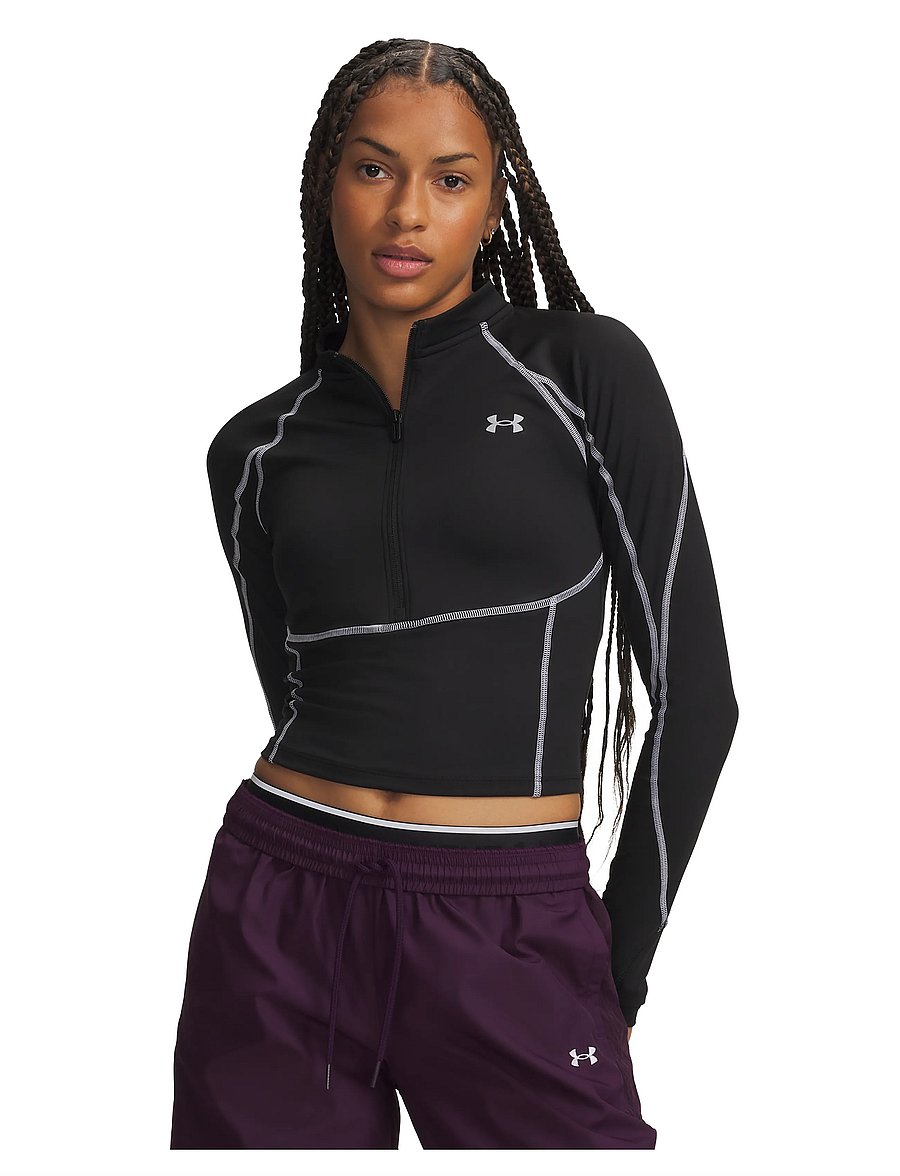 Under Armour - ColdGear Elite 1/2 Zip - langarmshirts - ultimate black - 0