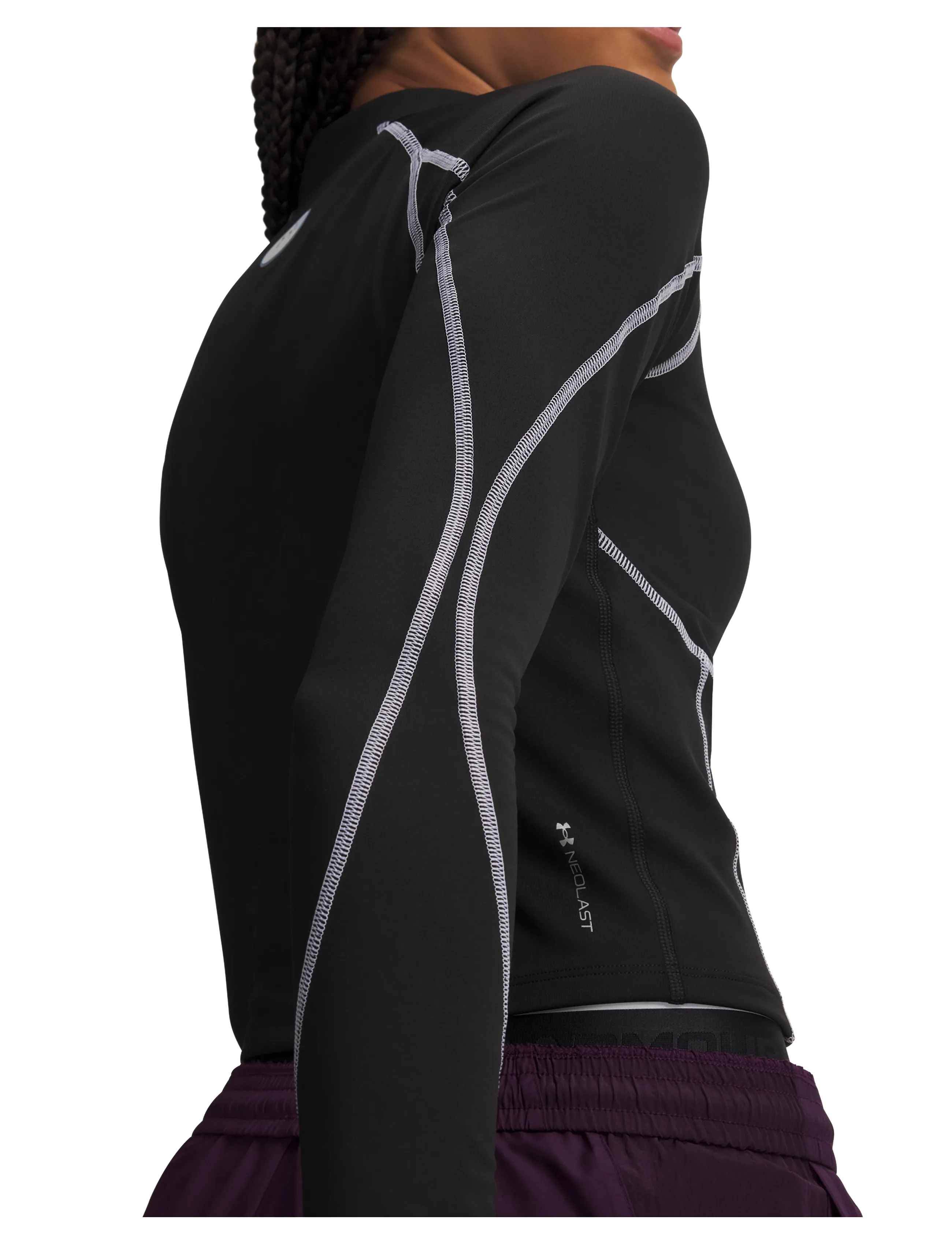 Under Armour - ColdGear Elite 1/2 Zip - langarmshirts - ultimate black - 4