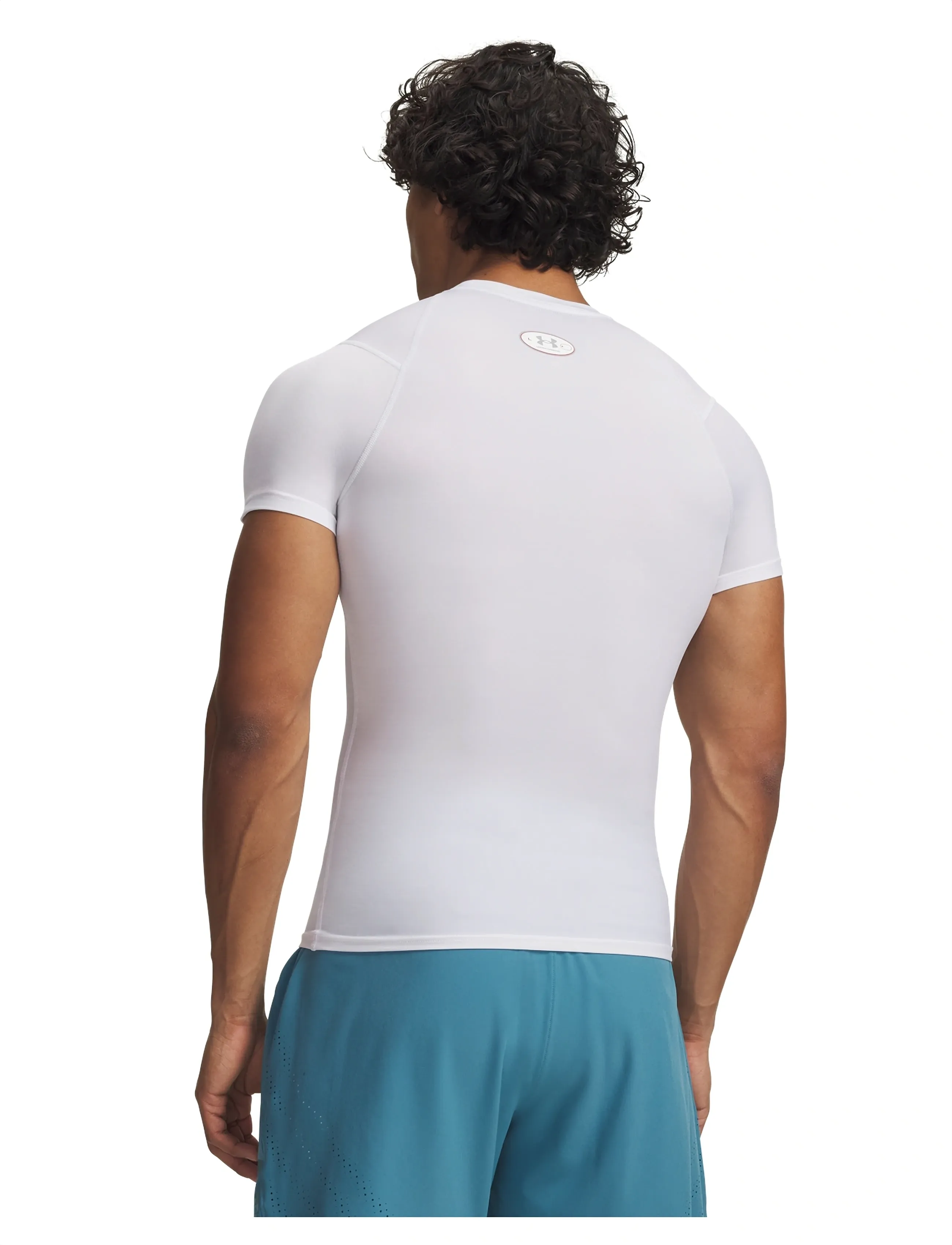 Under Armour - UA HG Elite Comp SS - t-shirts - white - 3