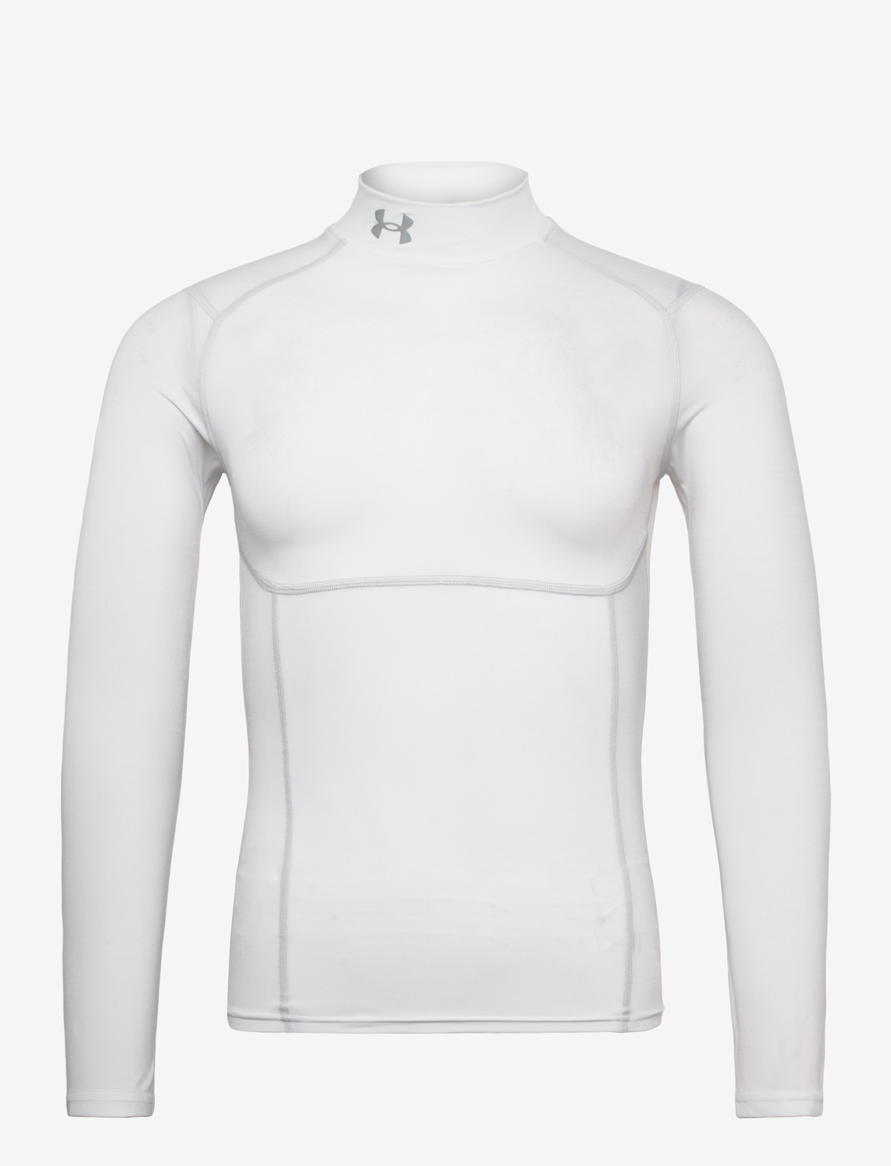 Under Armour - UA HG Elite Comp Mock LS - underställströjor - white - 1