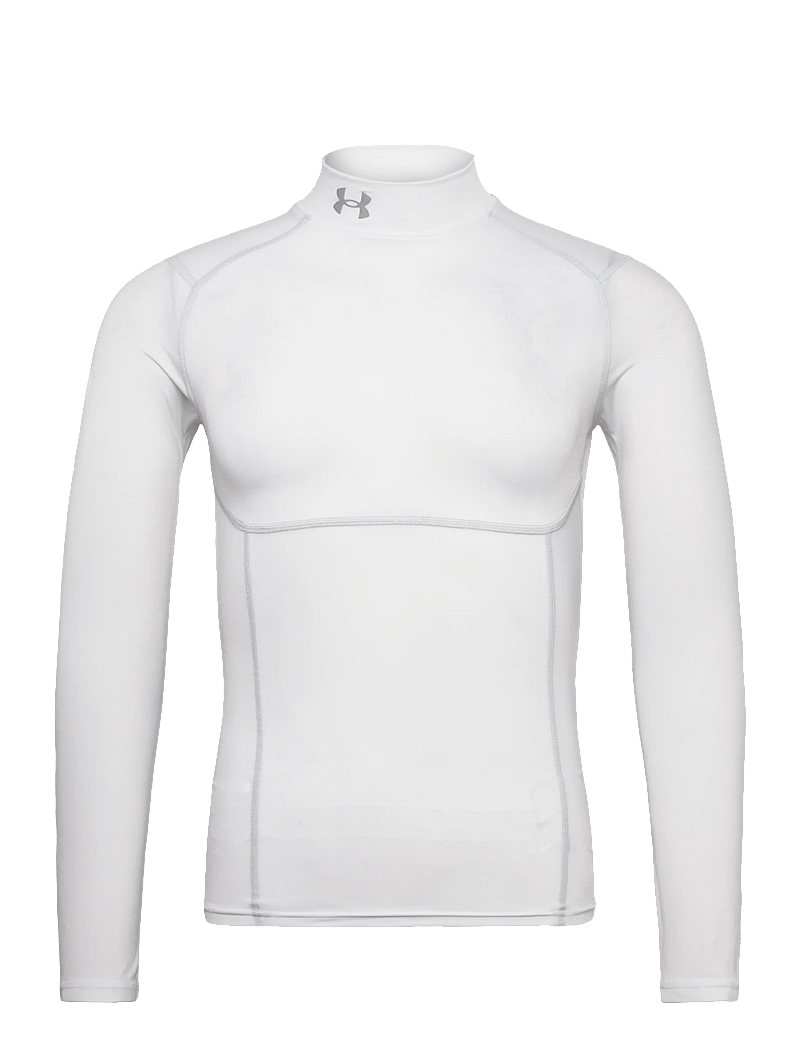 Under Armour - UA HG Elite Comp Mock LS - underställströjor - white - 1