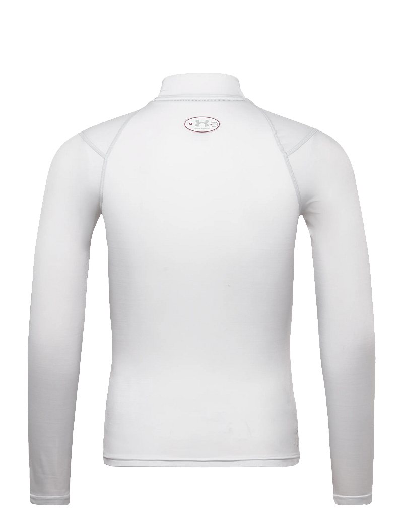 Under Armour - UA HG Elite Comp Mock LS - underställströjor - white - 2
