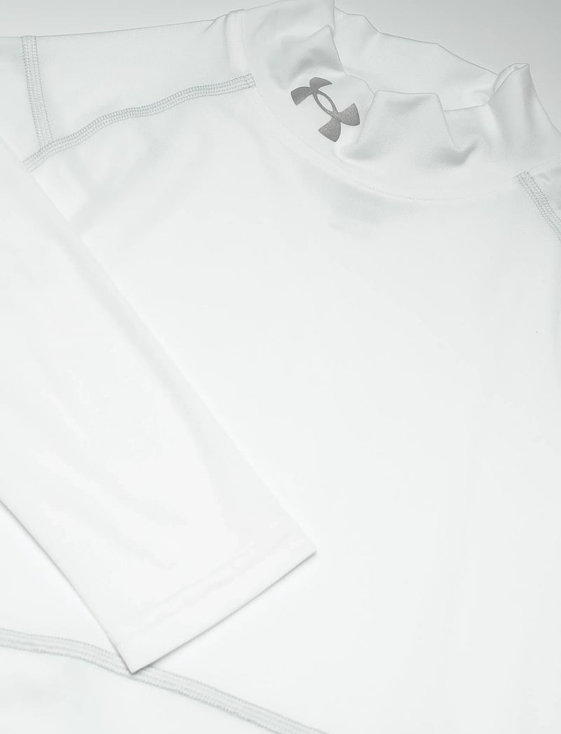 Under Armour - UA HG Elite Comp Mock LS - underställströjor - white - 5