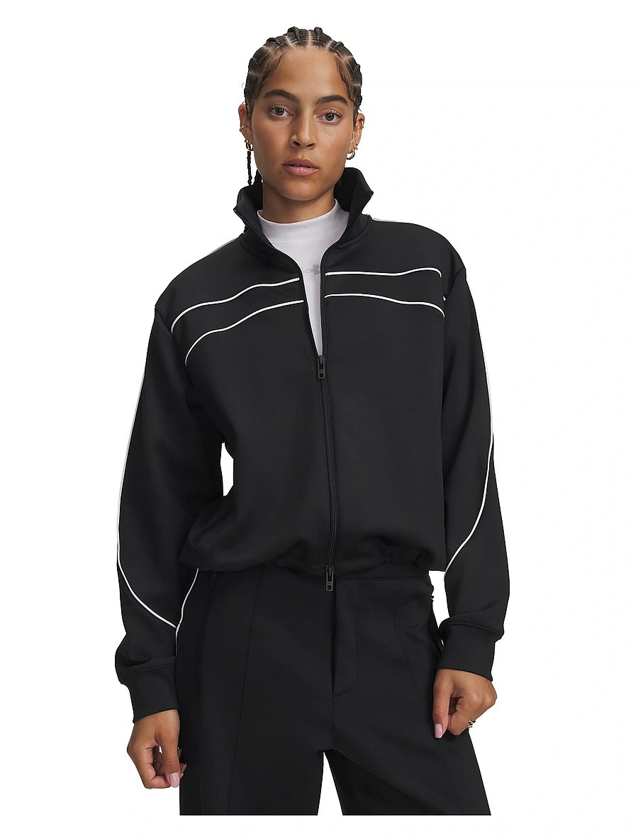 Under Armour - KNIT TRACK JACKET - sportsjakker - black - 5