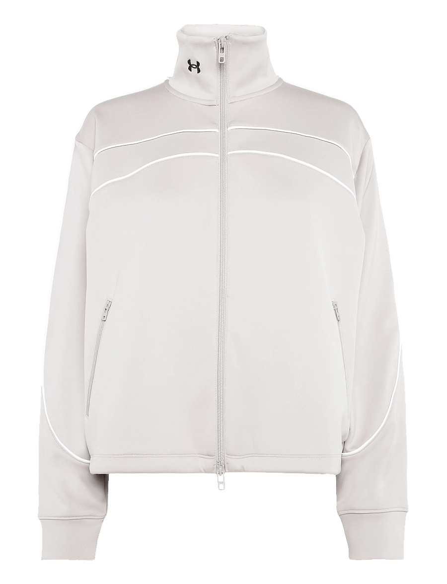Under Armour - KNIT TRACK JACKET - timberwolf taupe - 1
