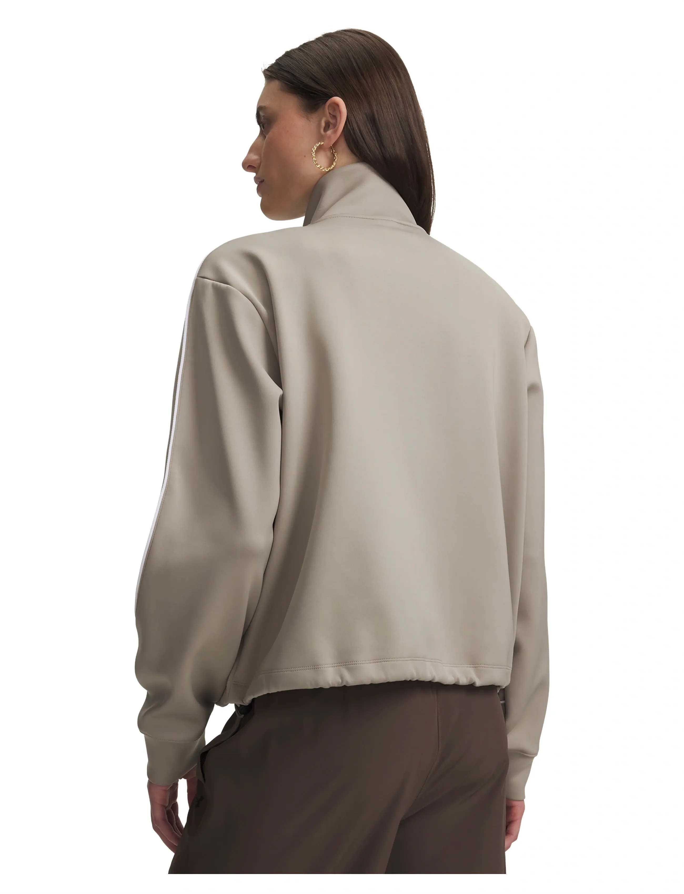 Under Armour - KNIT TRACK JACKET - timberwolf taupe - 3