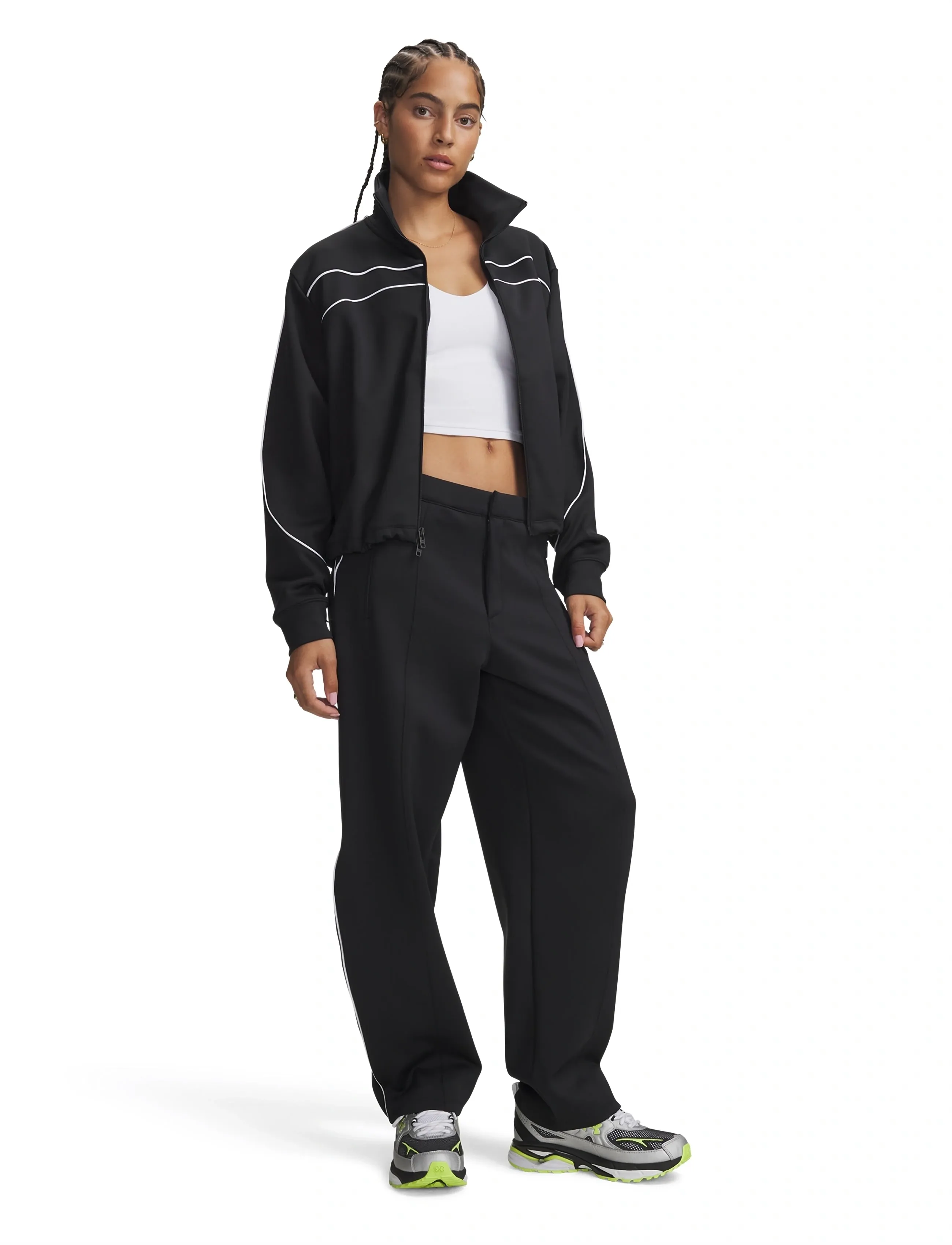 Under Armour - KNIT TRACK PANT - black - 4
