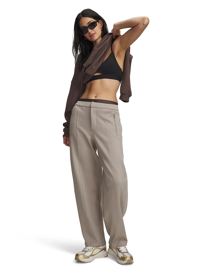 Under Armour - KNIT TRACK PANT - joggingbukser - timberwolf taupe - 4
