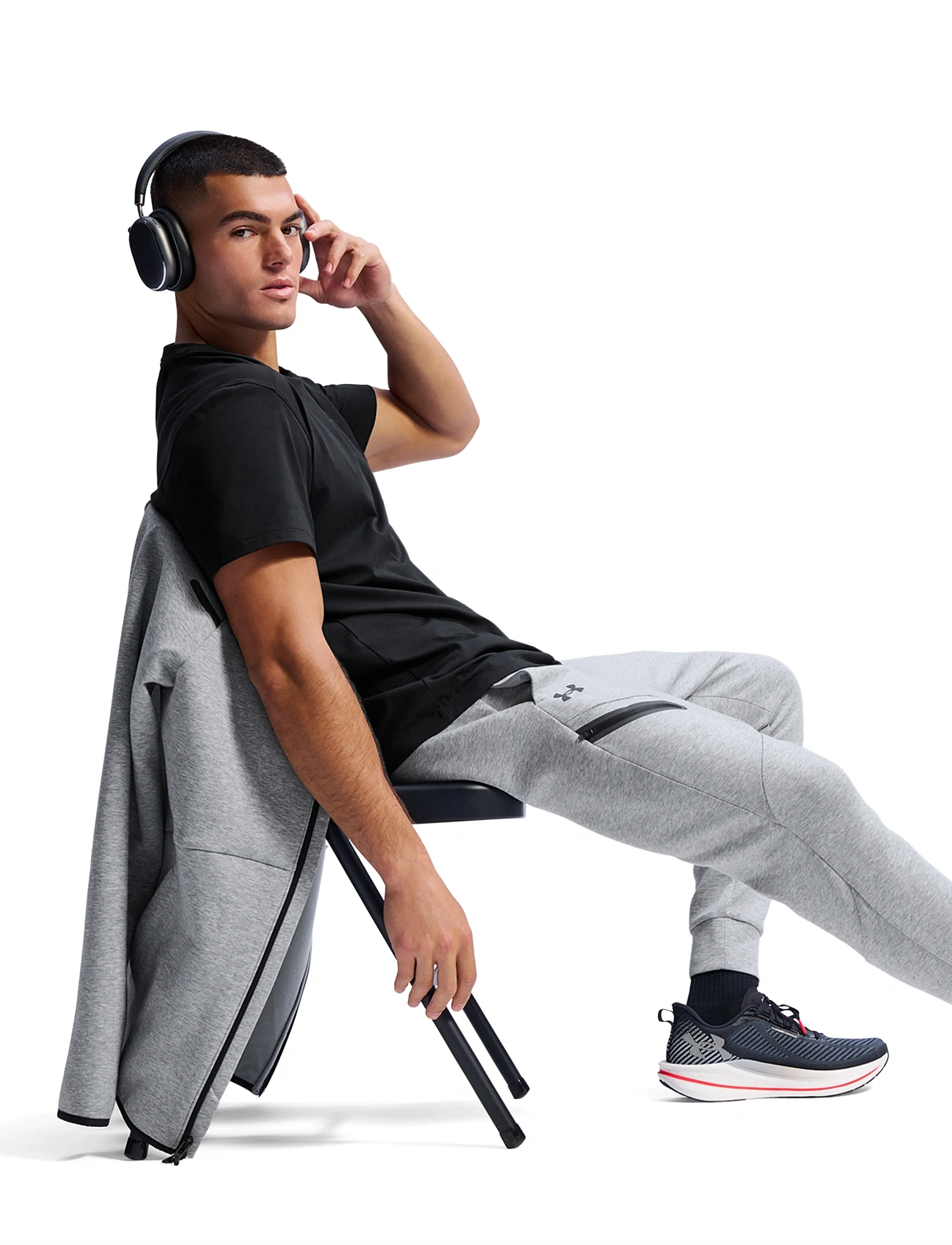 Under Armour - The Bouncy Tee - t-särgid - ultimate black - 4