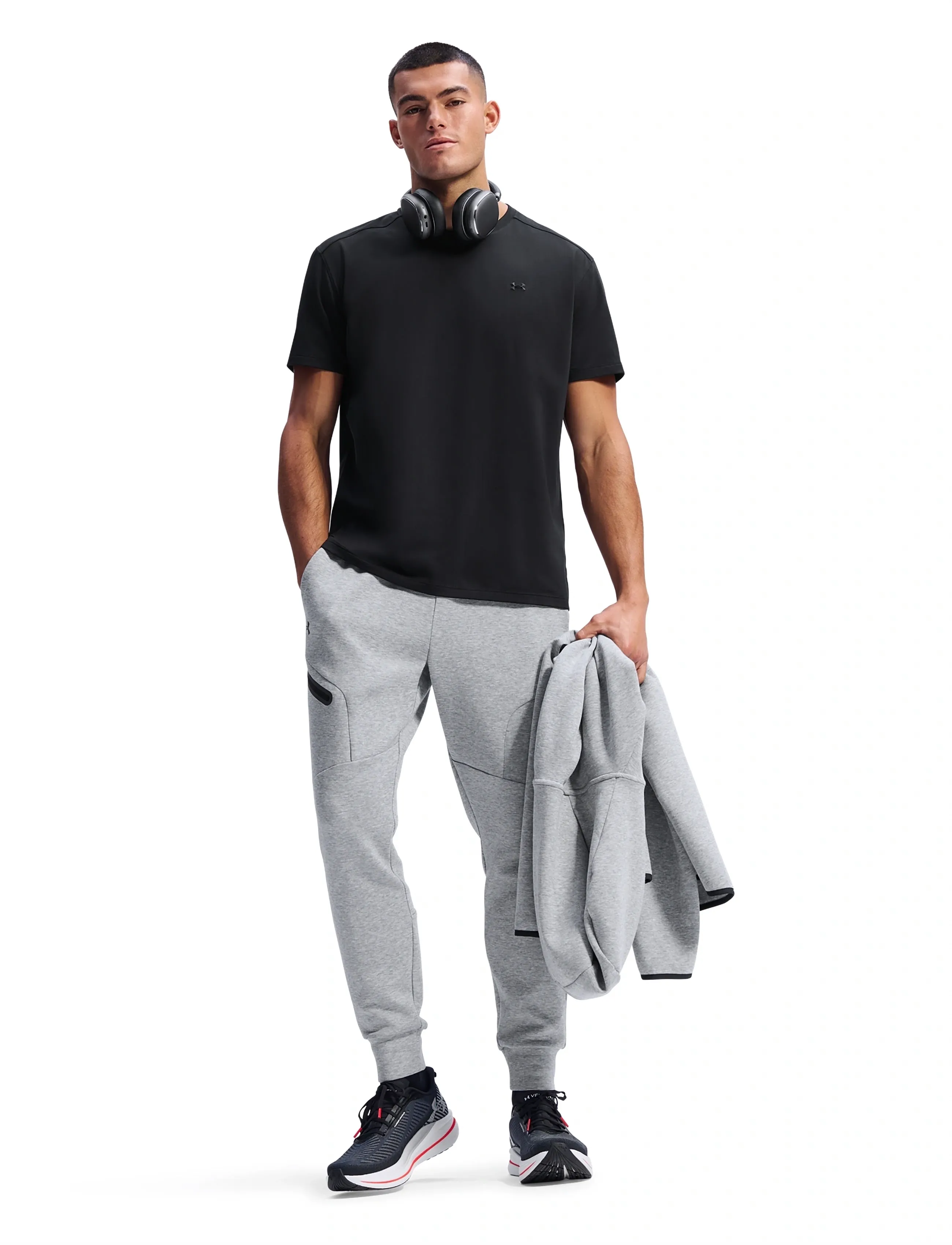 Under Armour The Bouncy Tee - Streetstyle - ULTIMATE BLACK / black