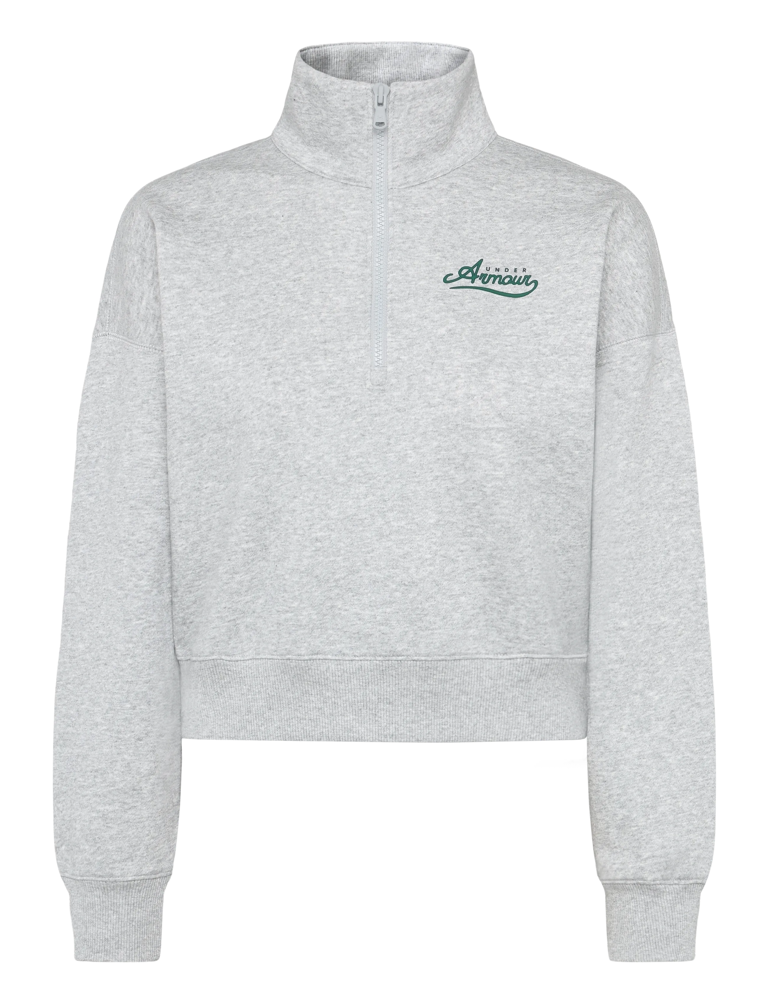 Under Armour RIVAL FLEECE VARSITY HZ - Overdele - MOD GRAY LIGHT HEATHER / grey