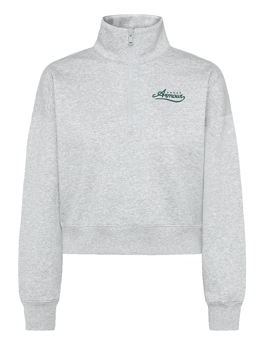 Under Armour - RIVAL FLEECE VARSITY HZ - Överdelar - mod gray light heather - 1